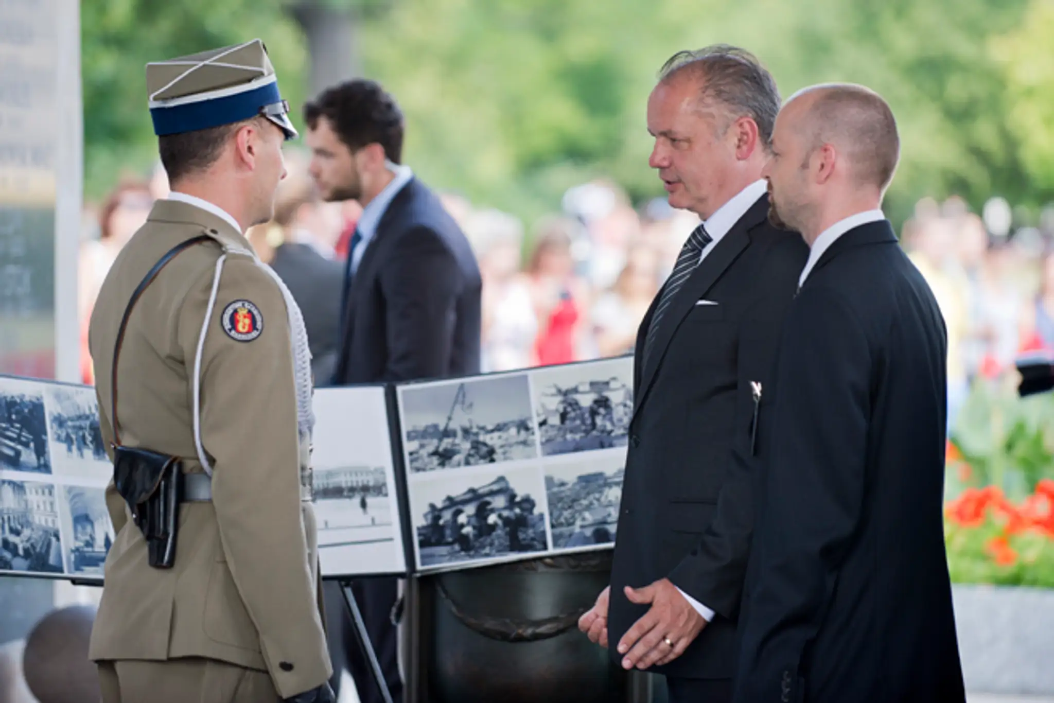 Prezident Andrej Kiska vo Varšave.