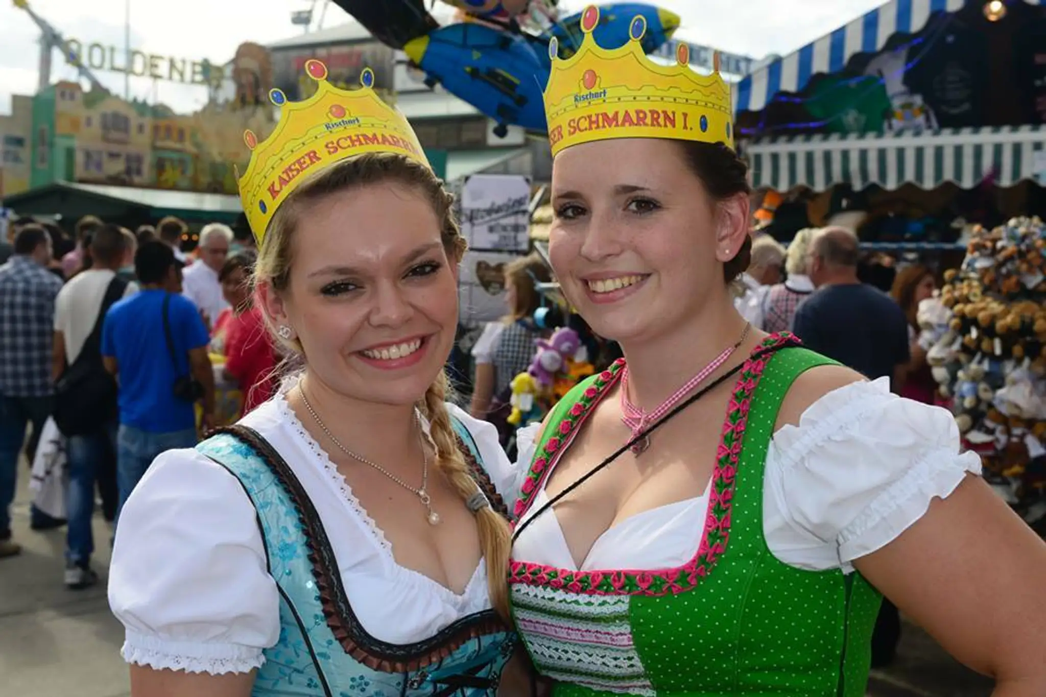 Hostesky na Oktoberfeste v Mníchove.