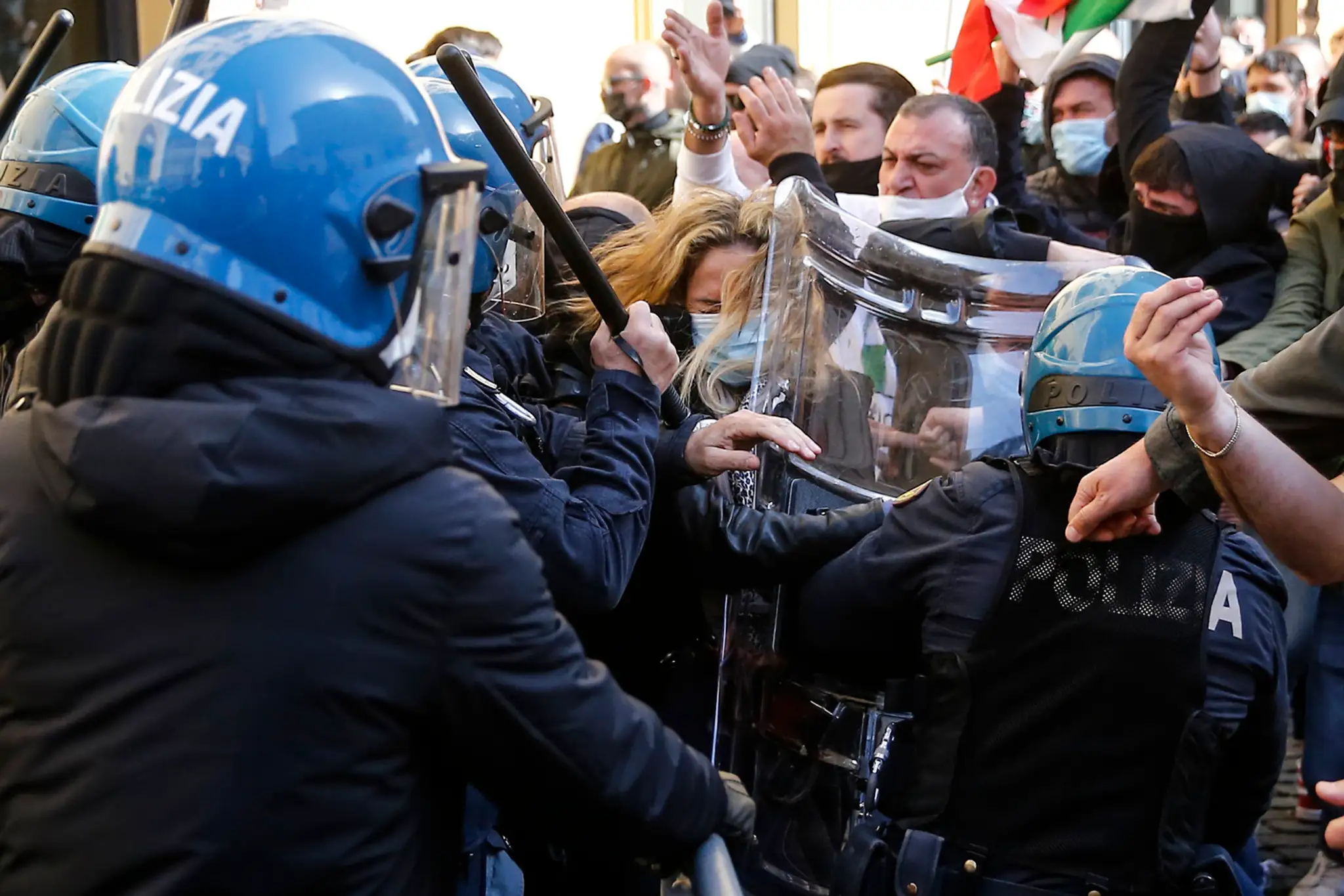 Protest v Taliansku.