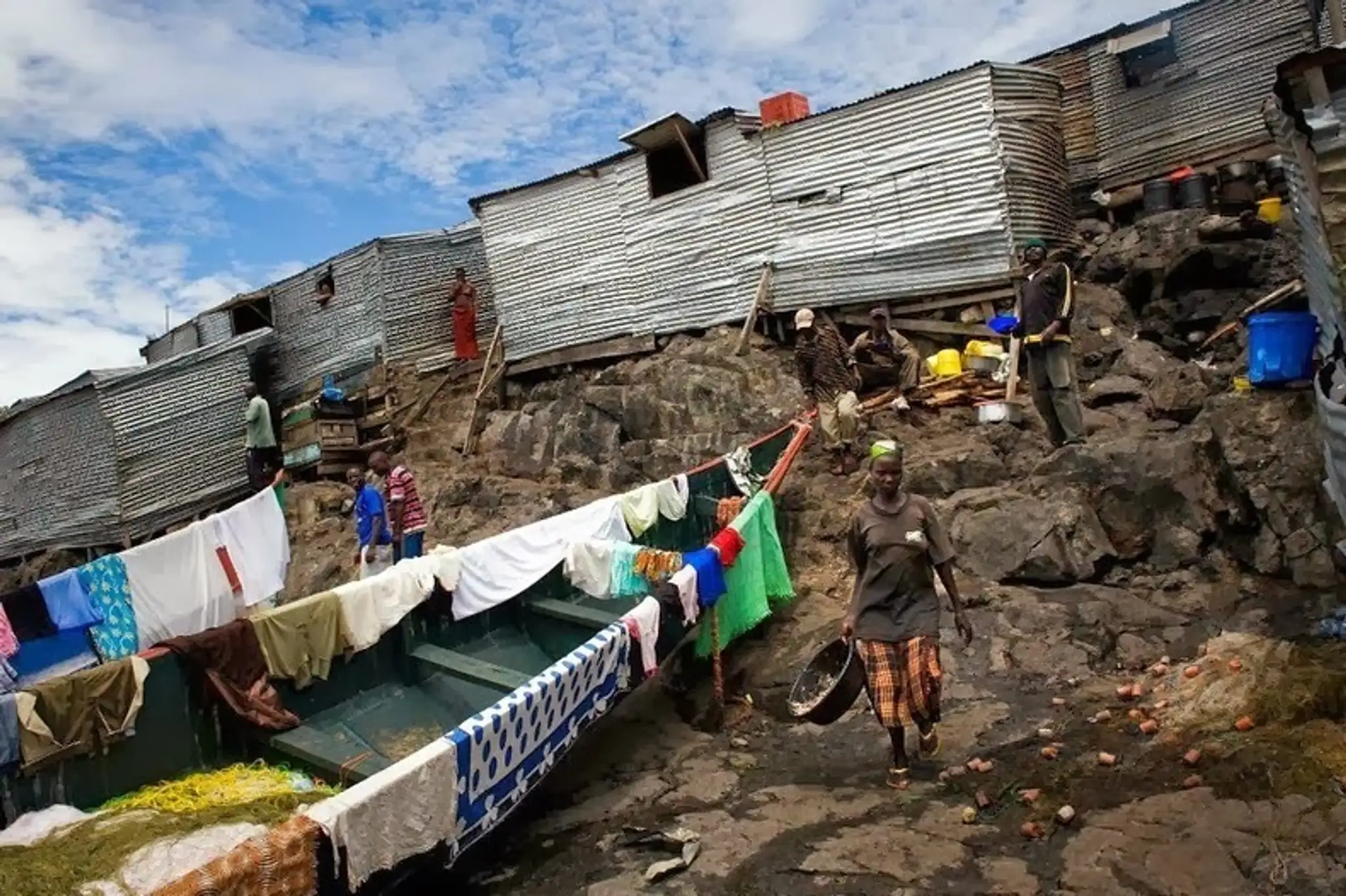 Africký ostrov Migingo