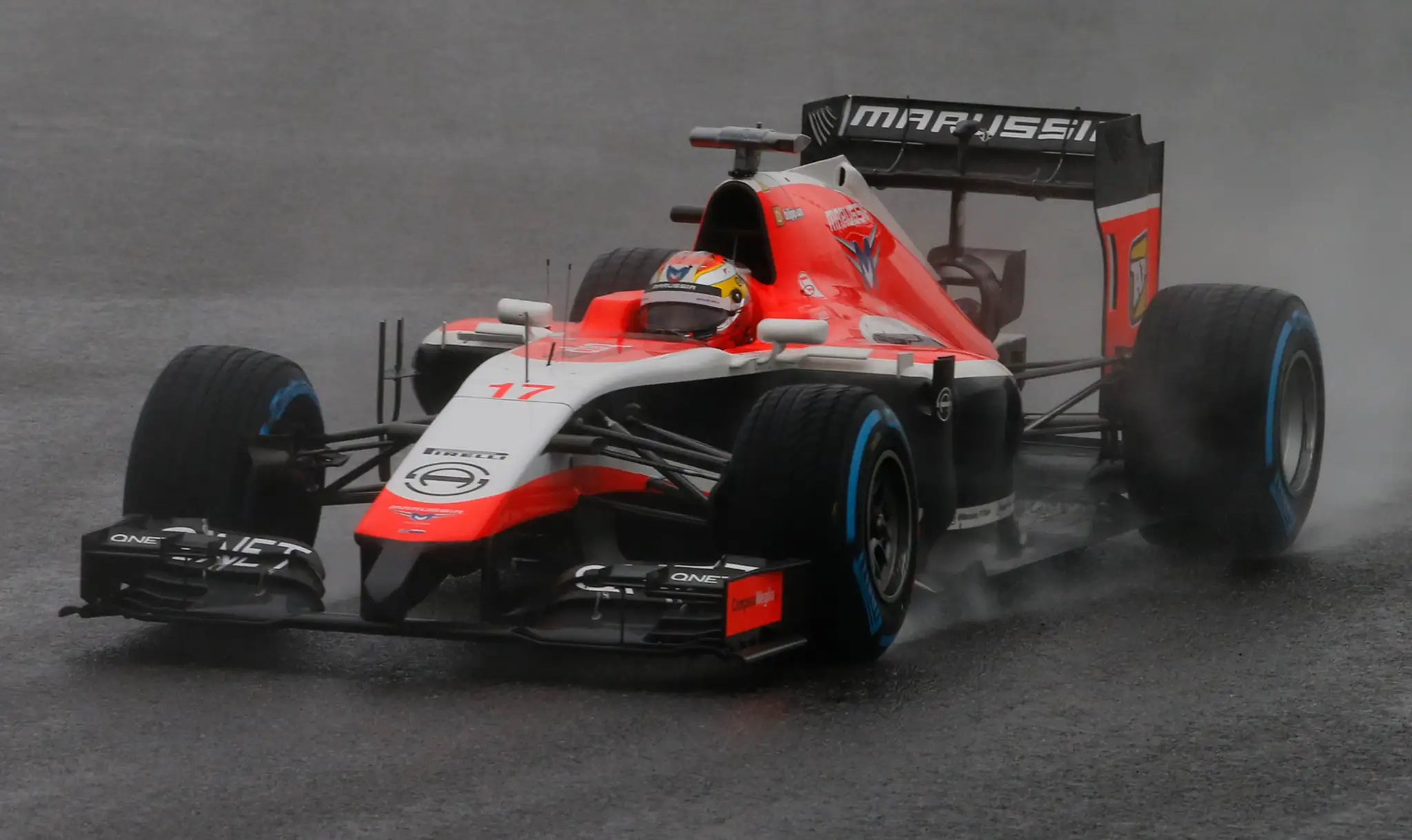 Francúzsky jazdec tímu Marussia Jules Bianchi na VC Japonska F1 pred nehodou.