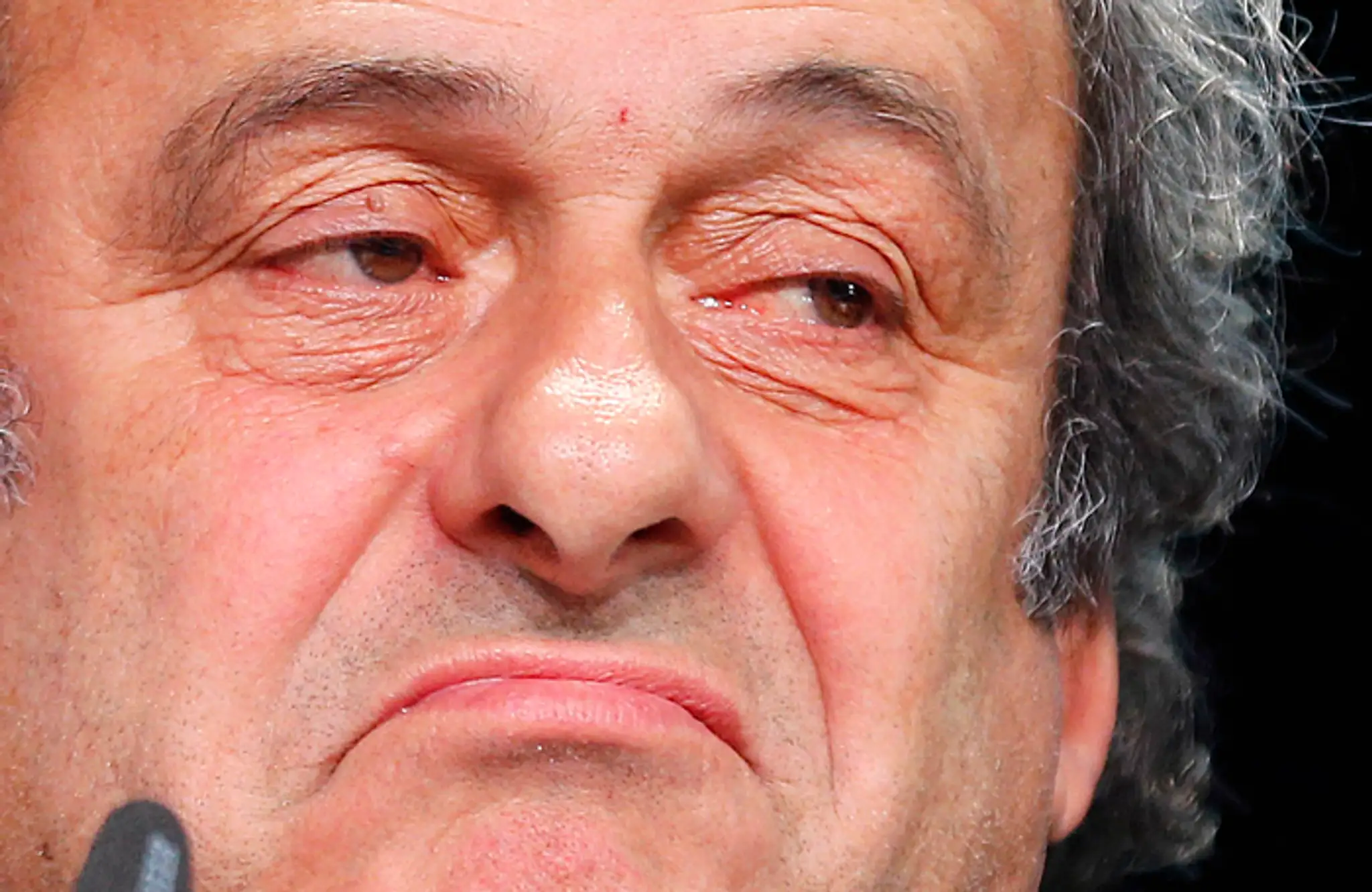 Suspendovaný prezident UEFA Michel Platini na archívnej snímke.