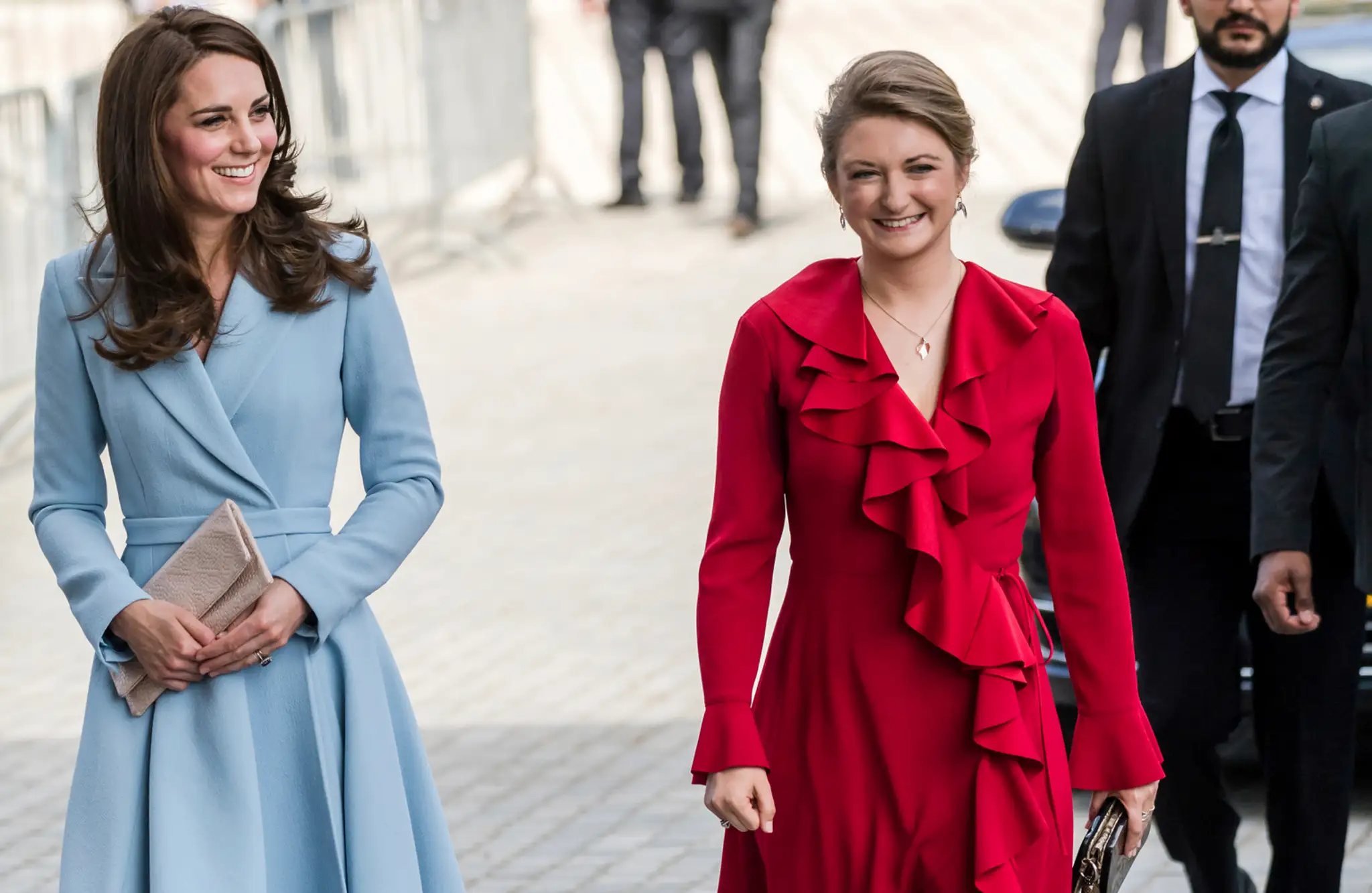 Kate Middleton na návšteve Luxemburska. 