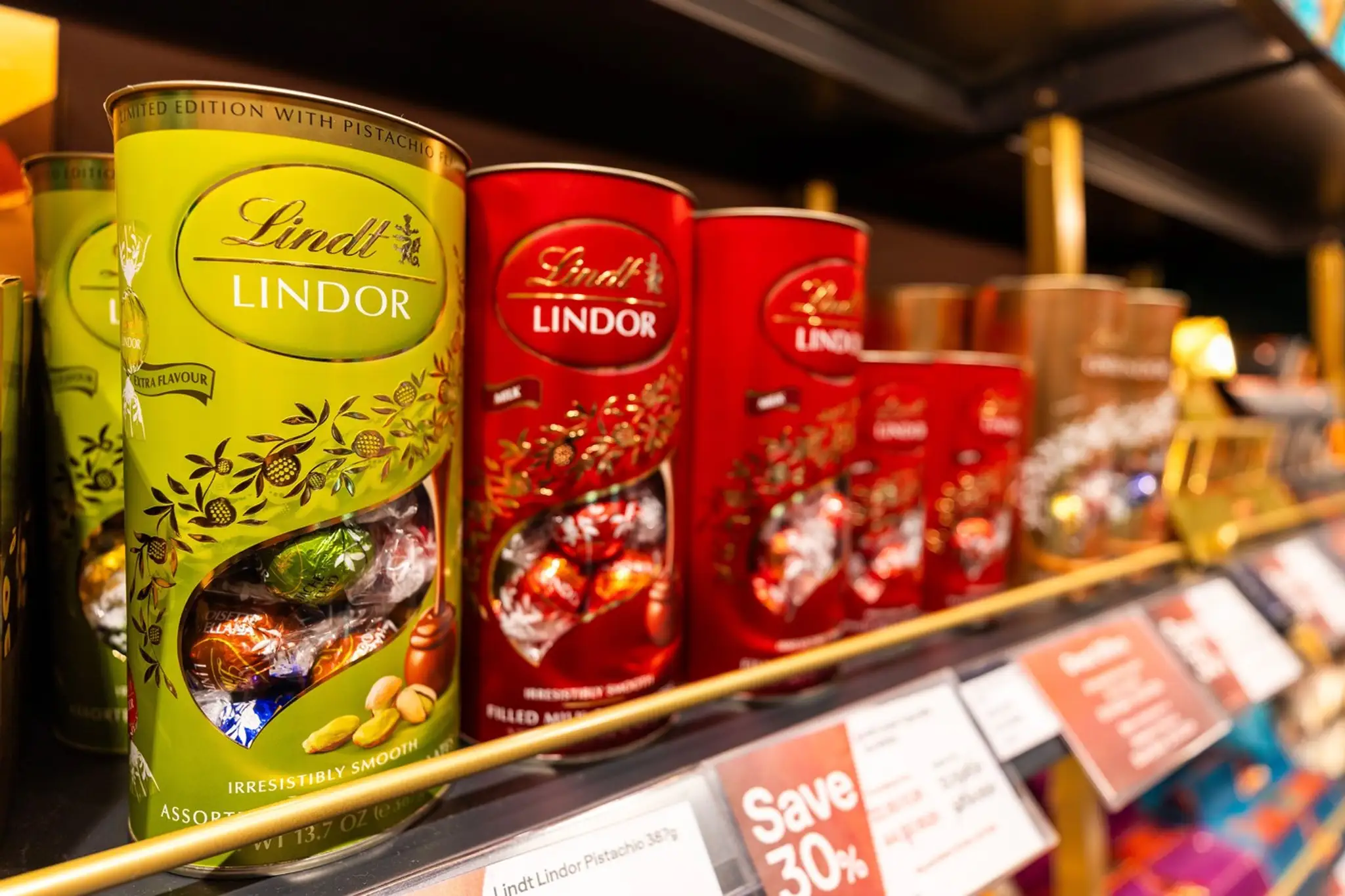 lindt, čokoláda, obchod