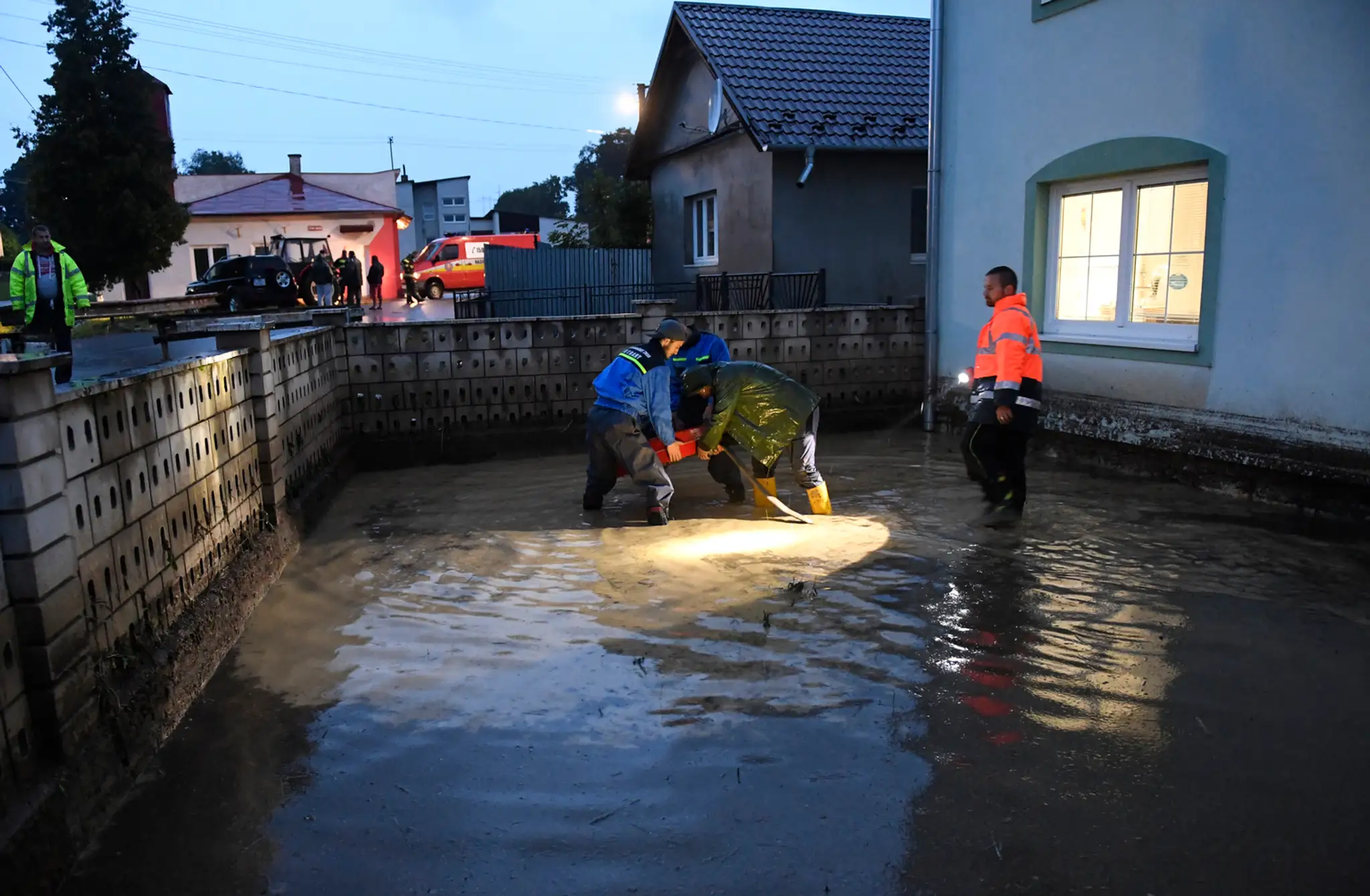 Potopa v Bystranoch po daždi