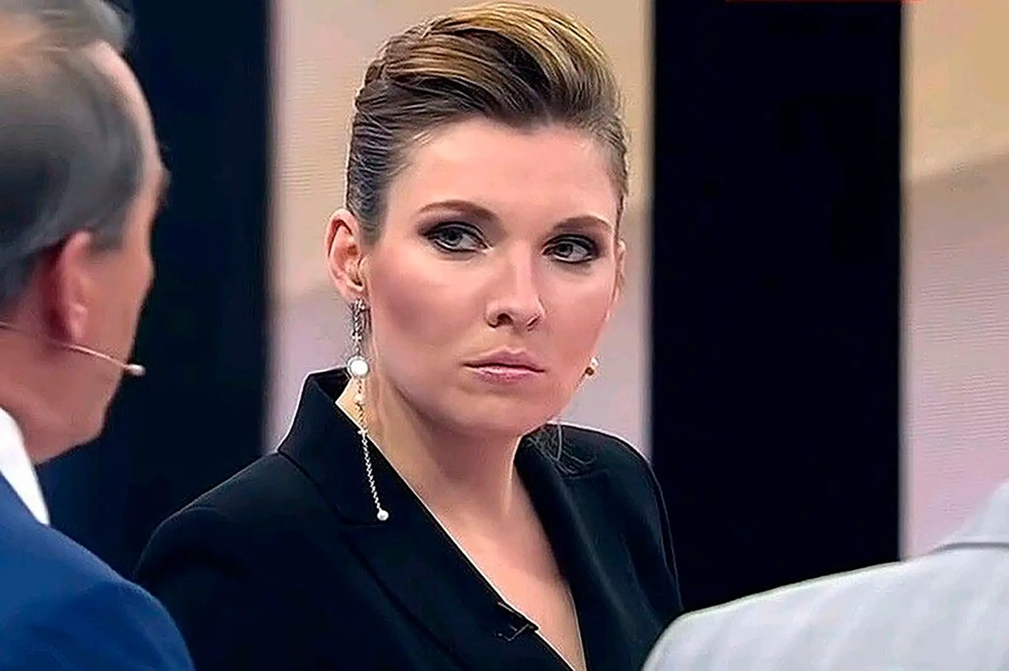 Ruská moderátorka Olga Skabejevová 