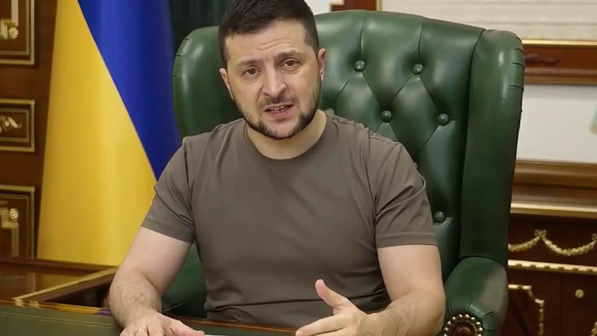 Ukrajinský prezident Volodymyr Zelenskyj.