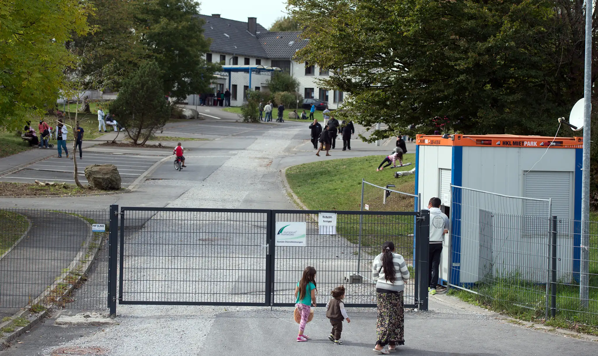 Azylové centrum v Nemecku.
