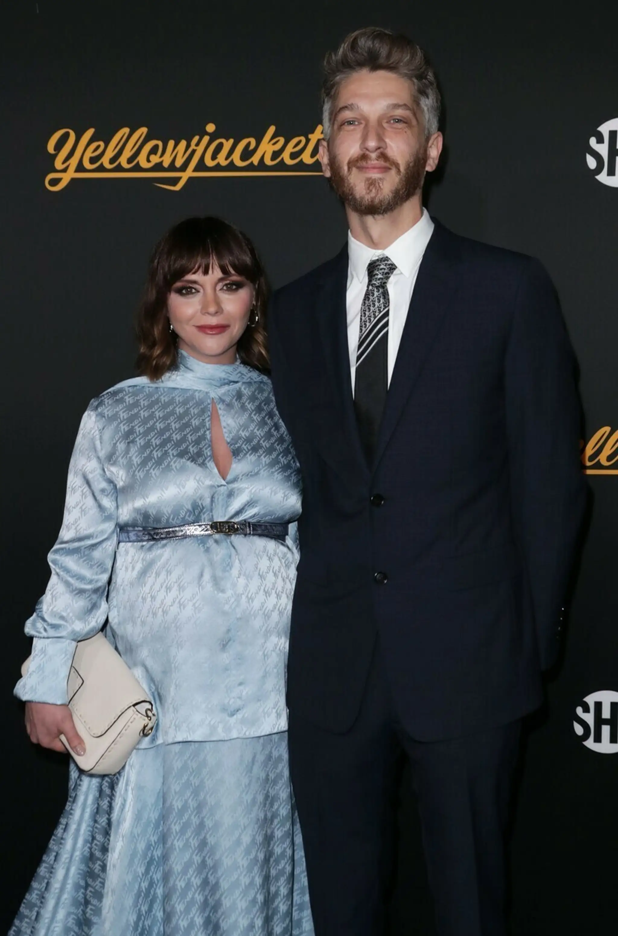 Na snímke Christina Ricci a jej manžel Mark Hampton na premiére seriálu Yellowjackets v Los Angeles 10. novembra 2021: