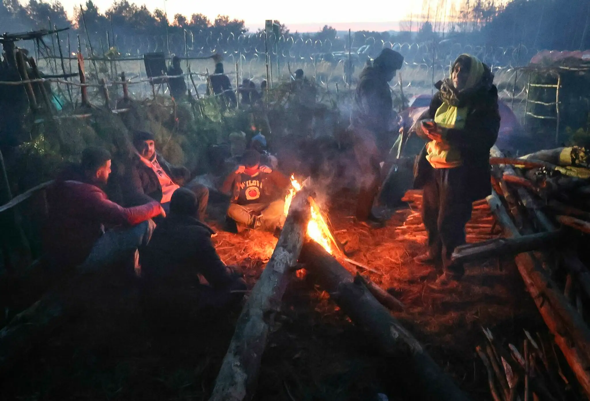 Migranti na poľsko-bieloruskej hranici
