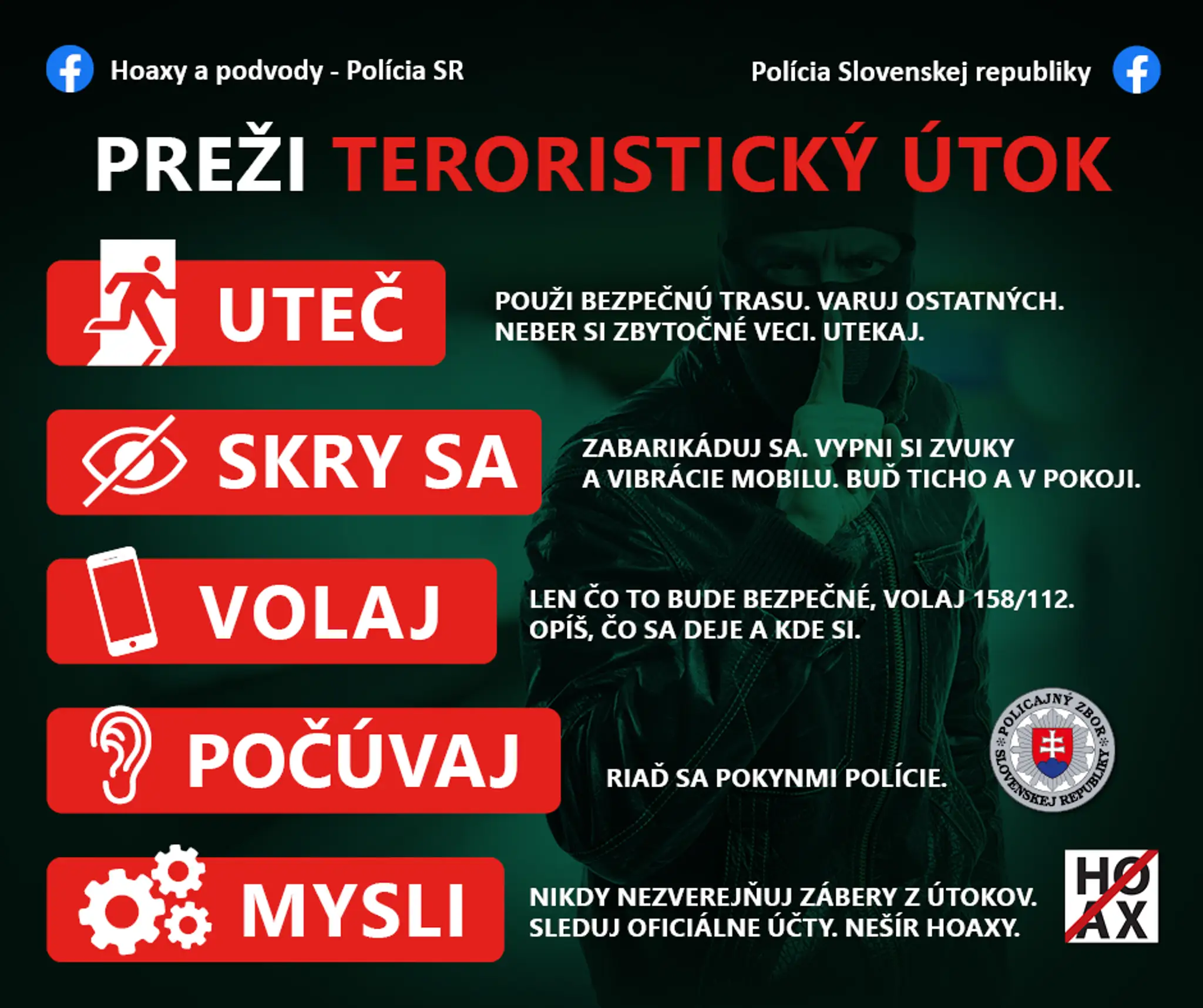 Video z teroristického útoku nezverejňujte.