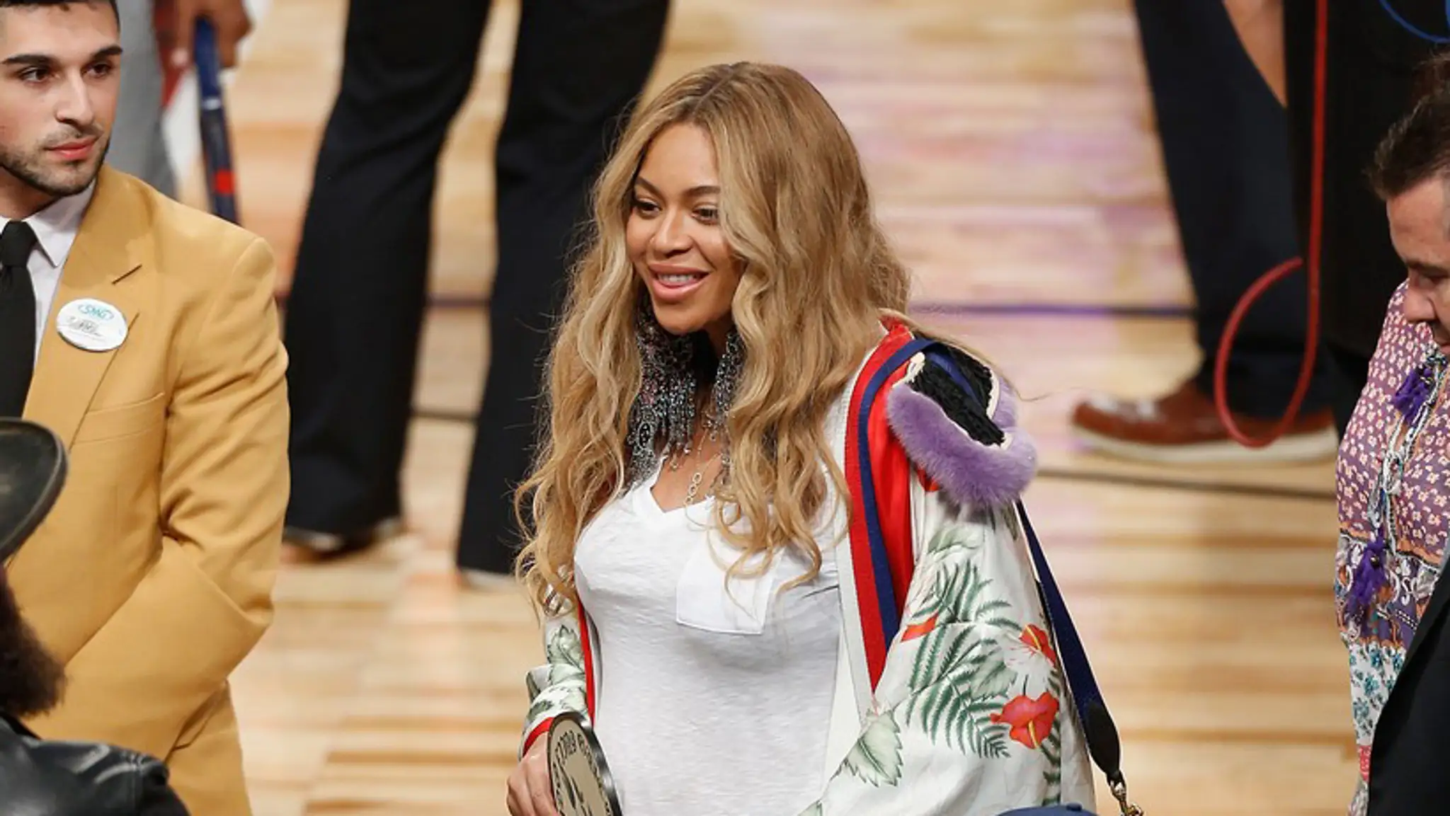 Beyoncé na basketbale. 