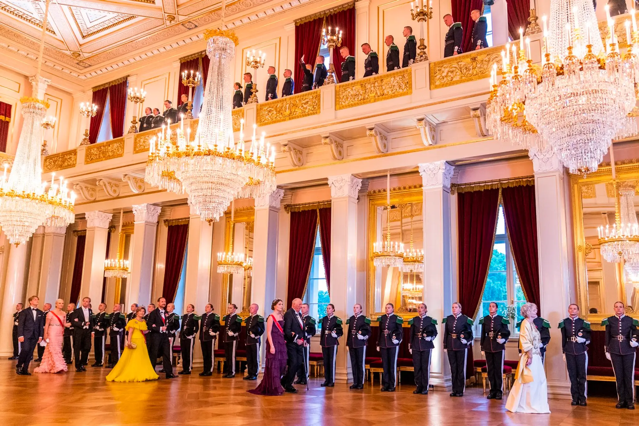 Nórska kráľovská rodina na oslave 18. narodenín princeznej Ingrid Alexandry