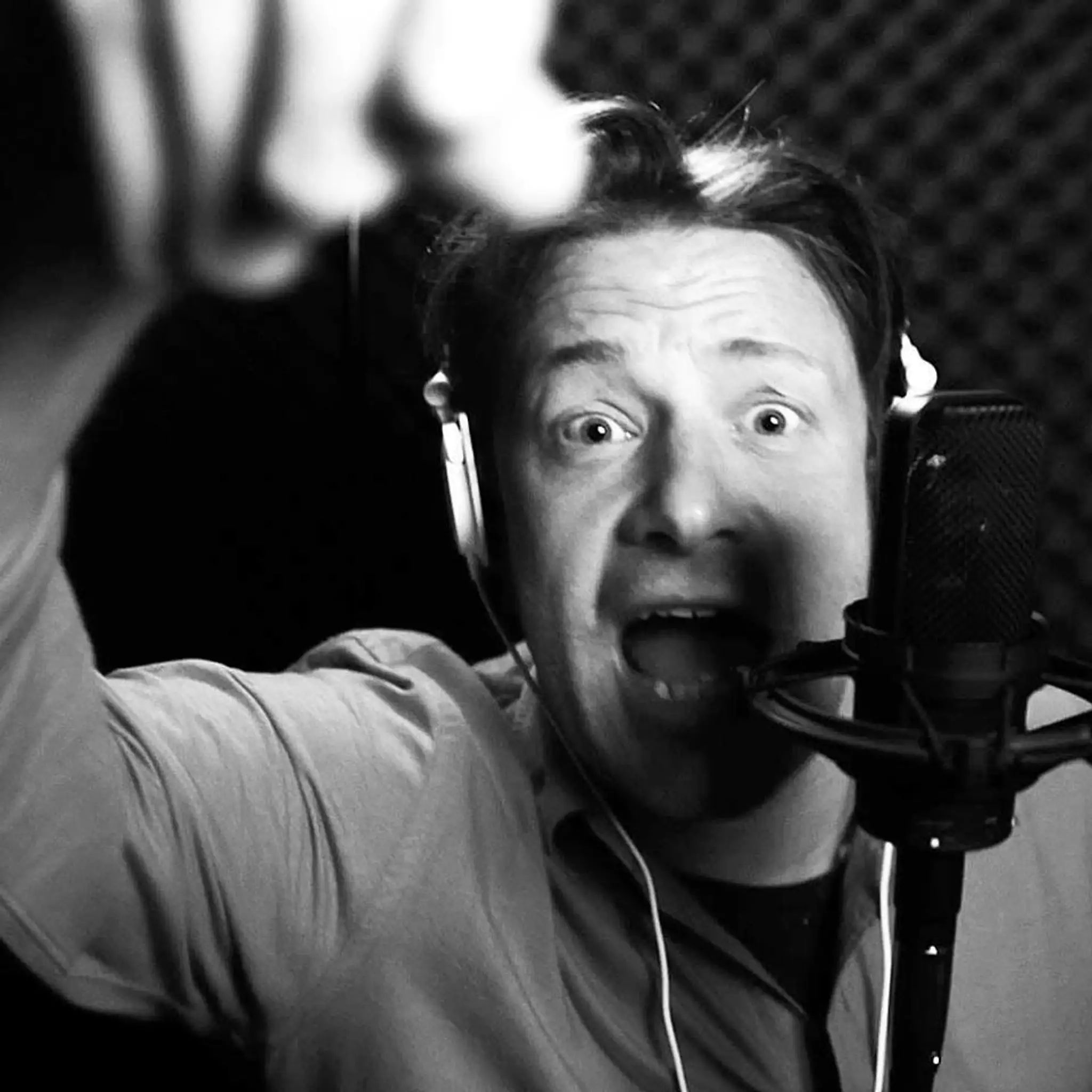 Jamie Oliver v nahrávacom štúdiu