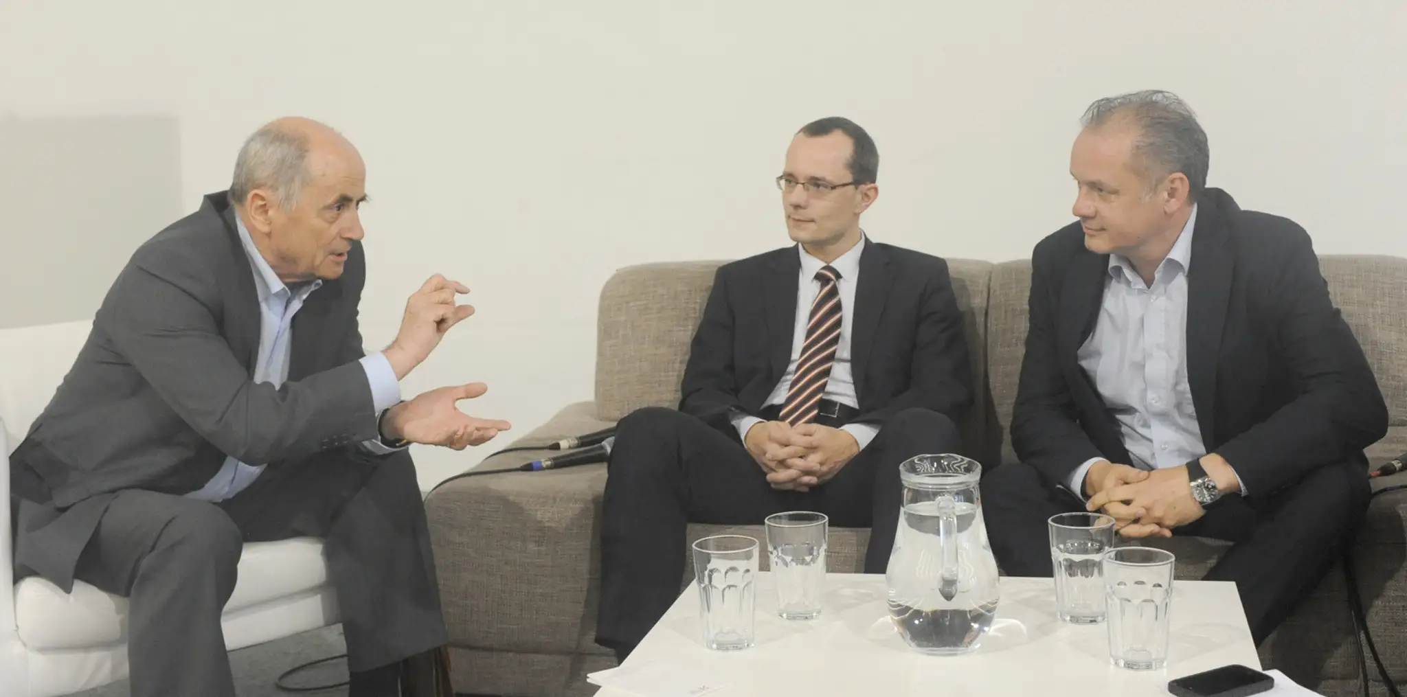 Ján Čarnogurský, Radoslav Procházka, Andrej Kiska