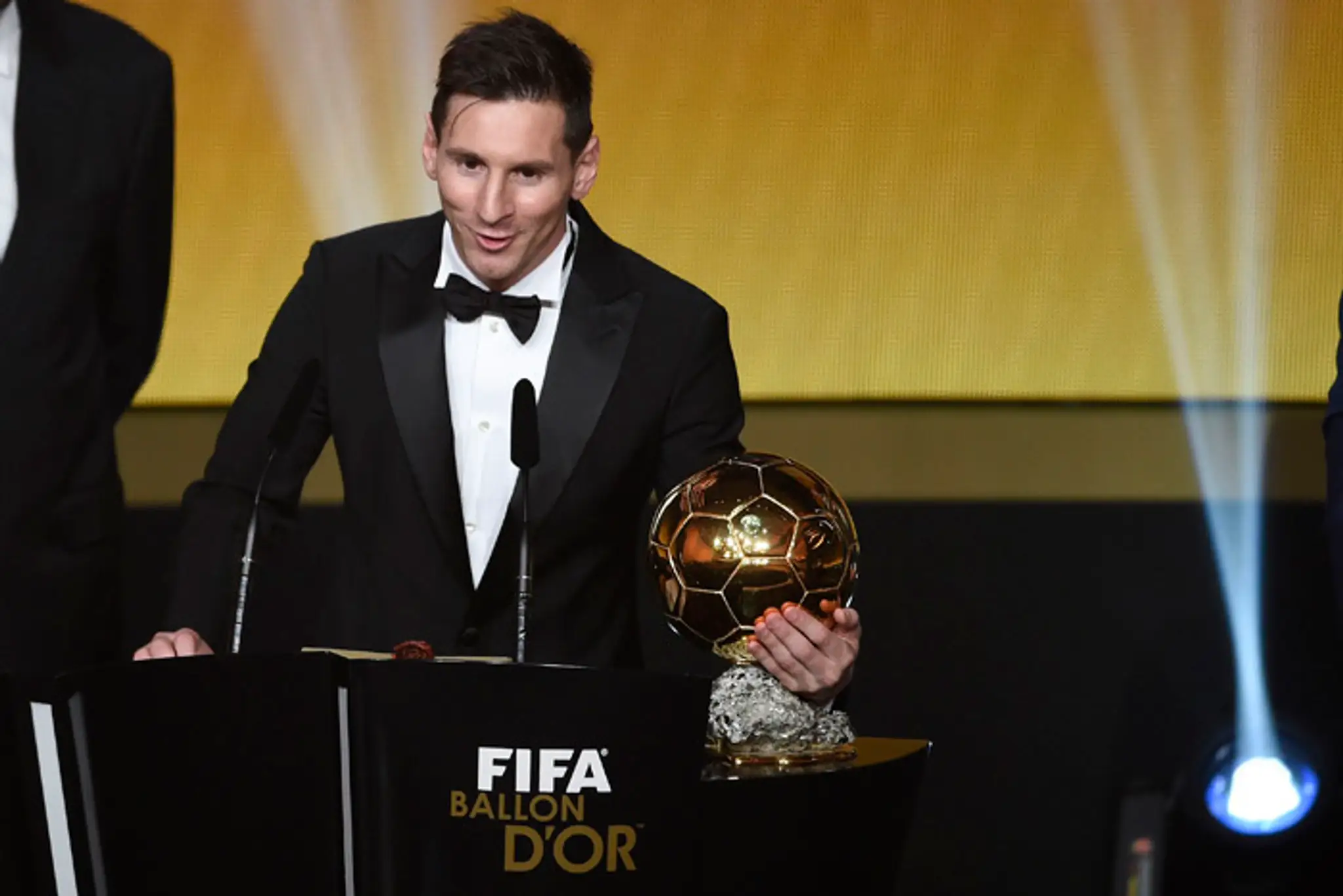 Držiteľ Zlatej lopty Lionel Messi.