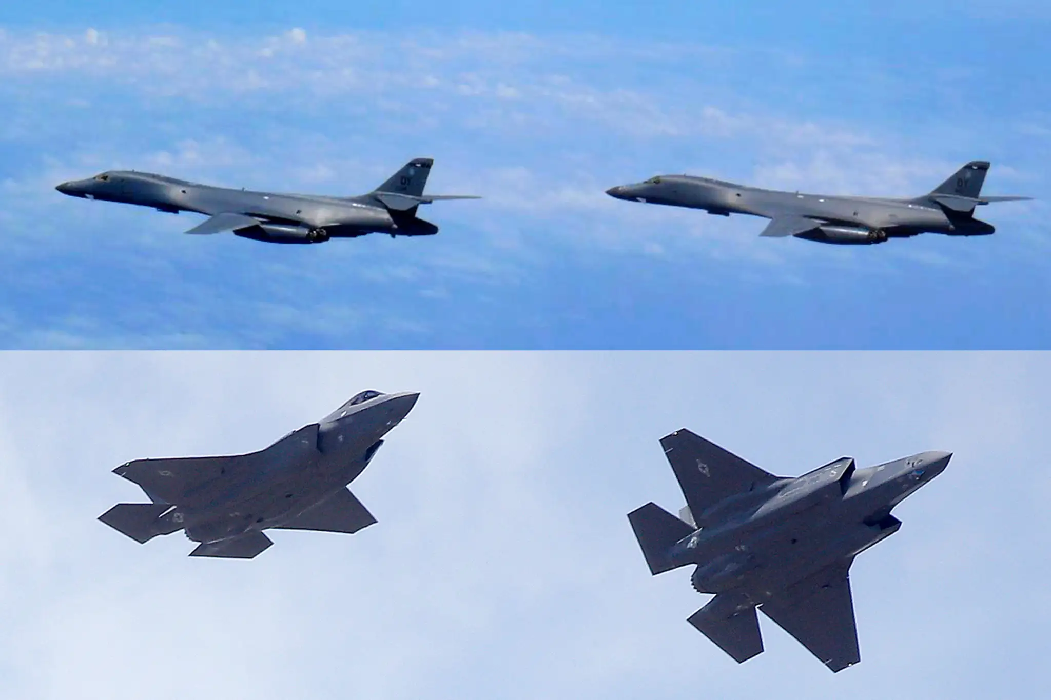 Nad Južnou Kóreou preleteli americké stíhačky a bombardéry