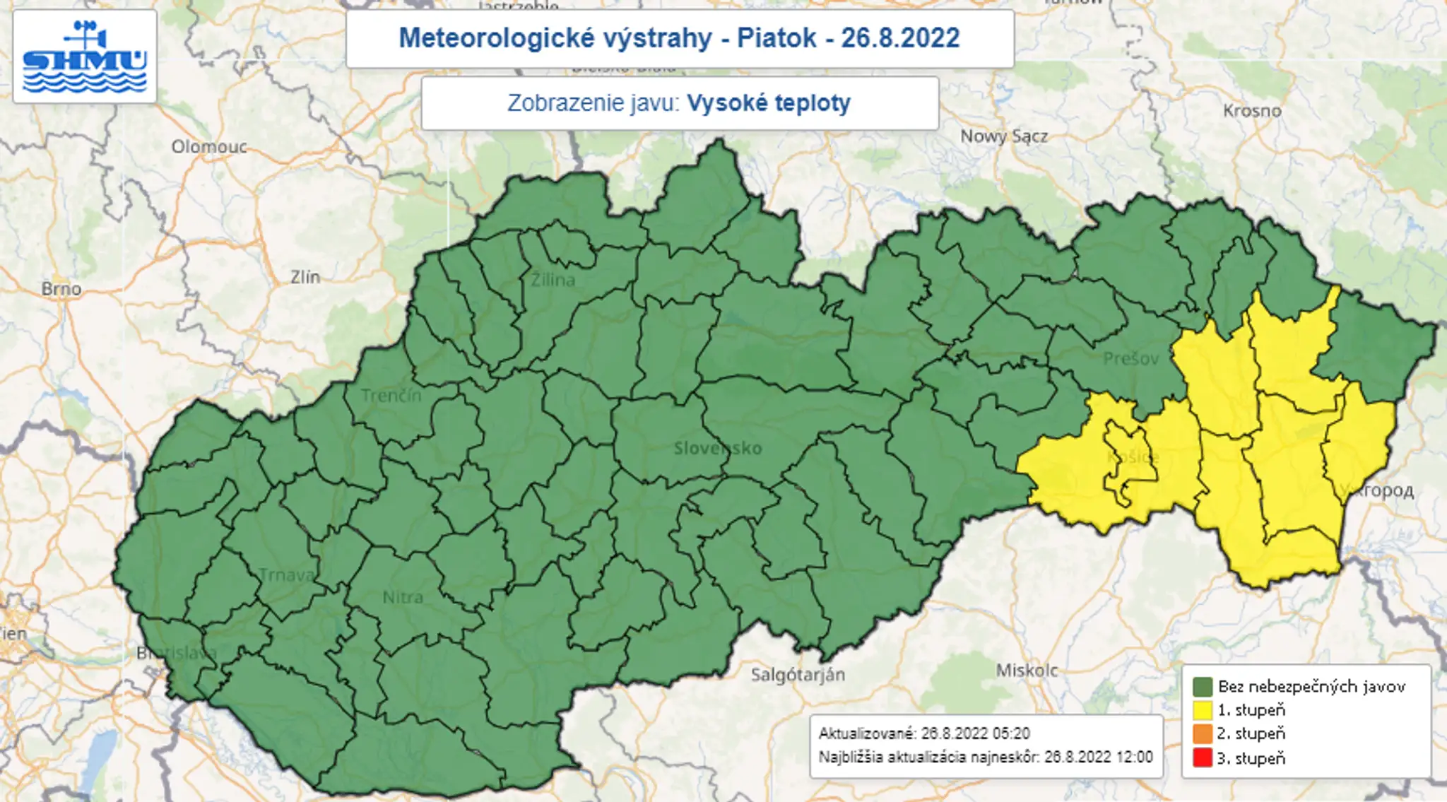 Výstrahy pred horúčavami