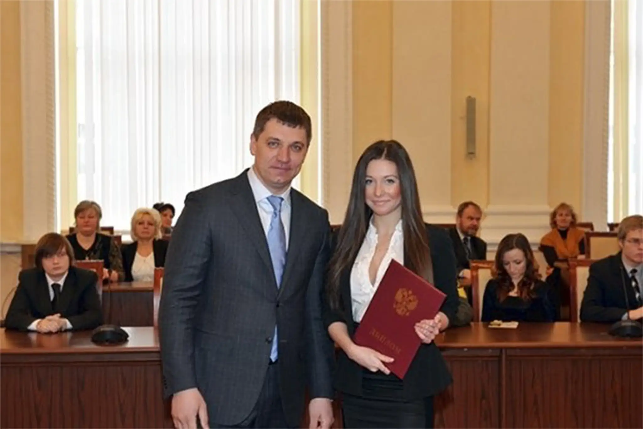 Angelina Dorošenková na archívnej snímke z 12. januára 2012 ešte ako študentka MGIMO.