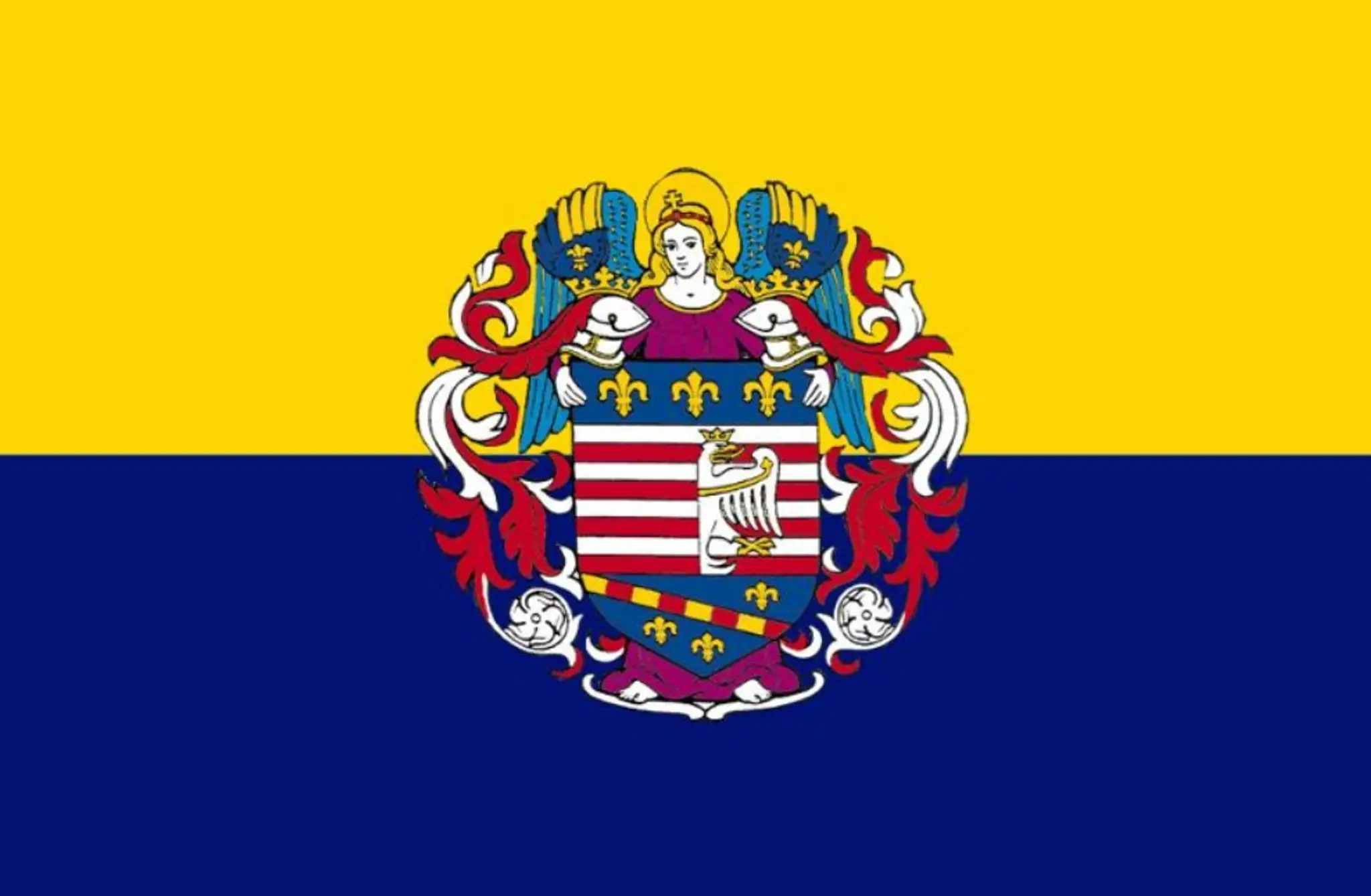 Na snímke vlajka mesta Košice.