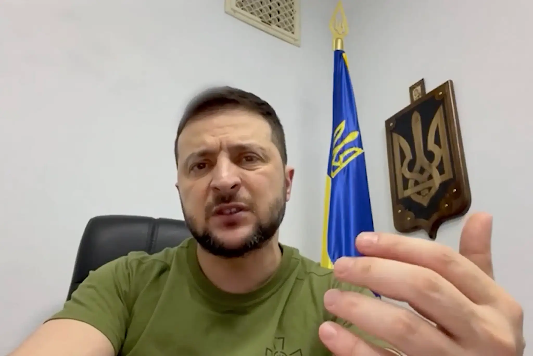 Ukrajinský prezident Volodymyr Zelenskyj.