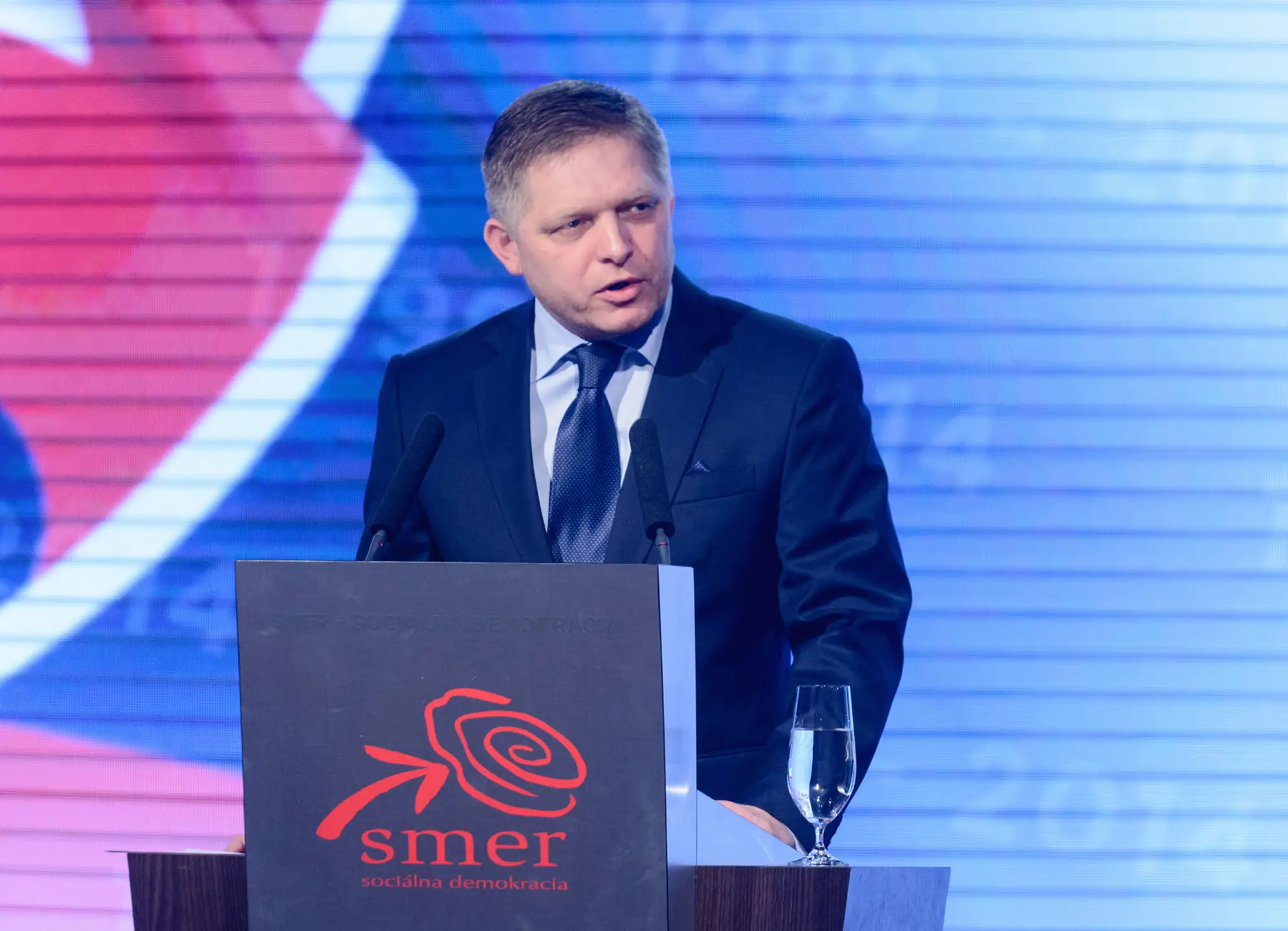 Robert Fico na sneme v Nitre.
