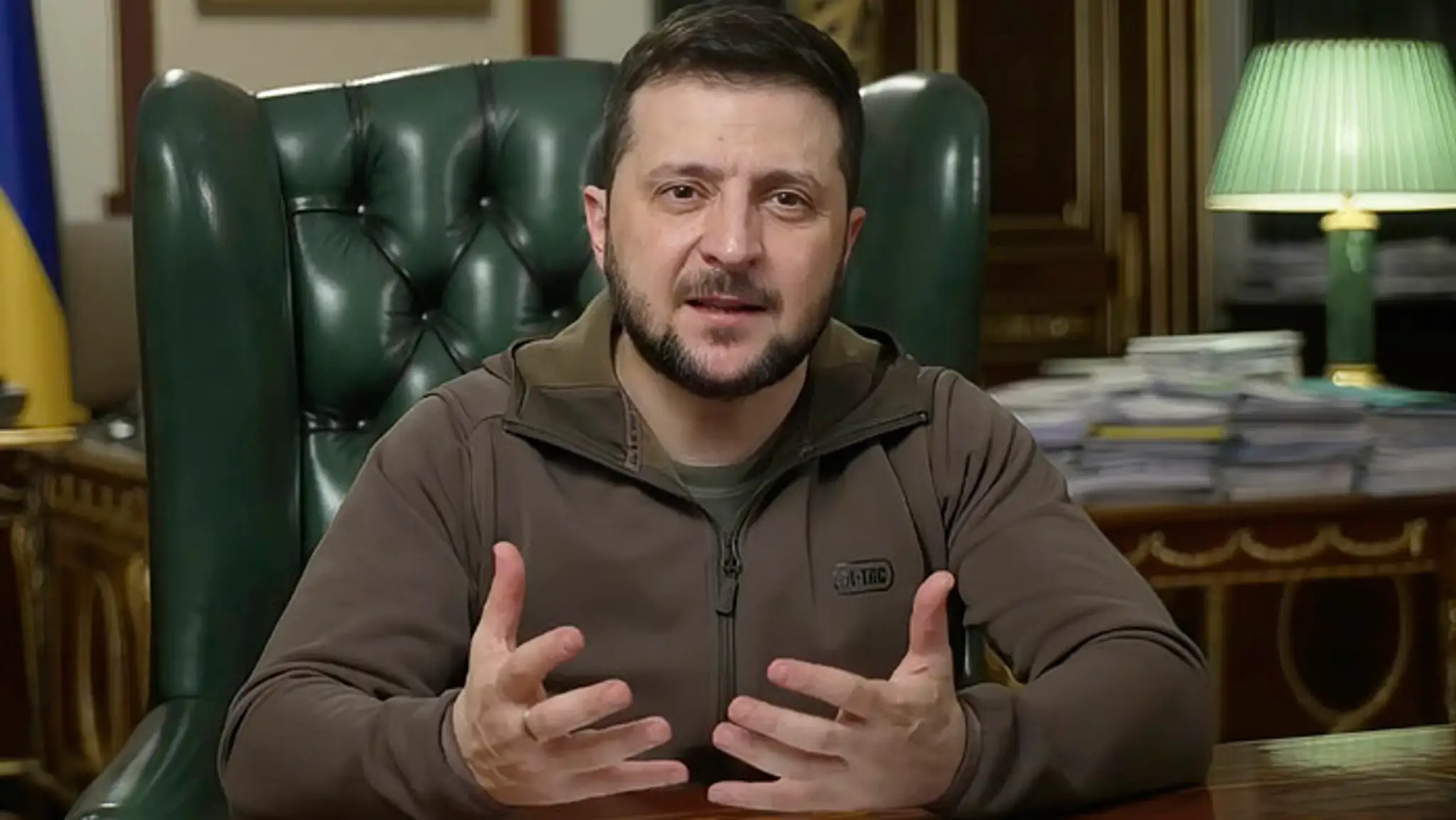 Ukrajinský prezident Volodymyr Zelenskyj.
