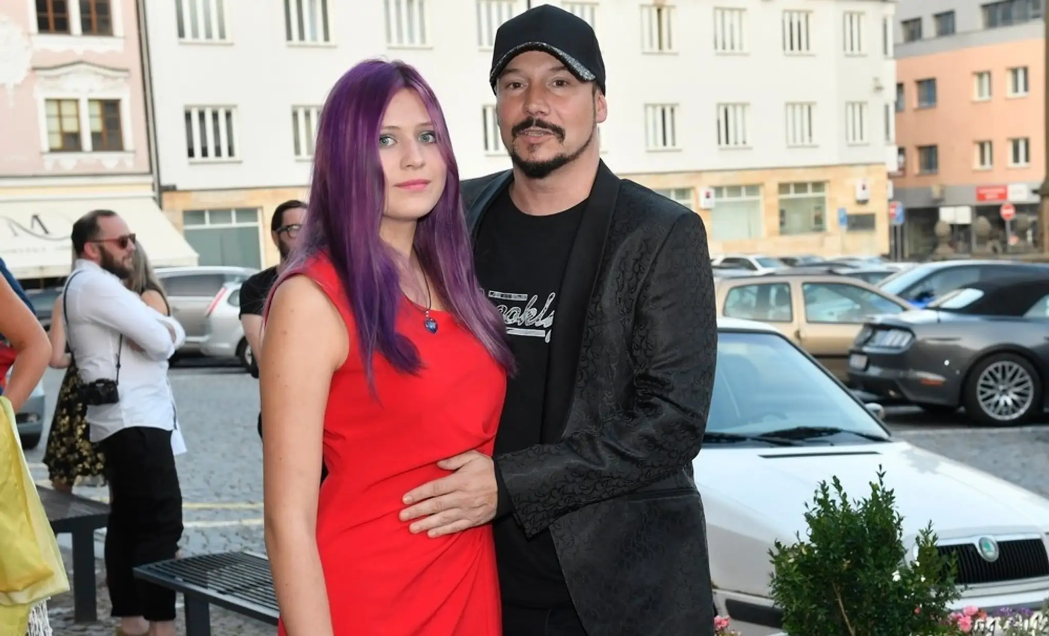 Bohuš Matuš s partnerkou Luciou