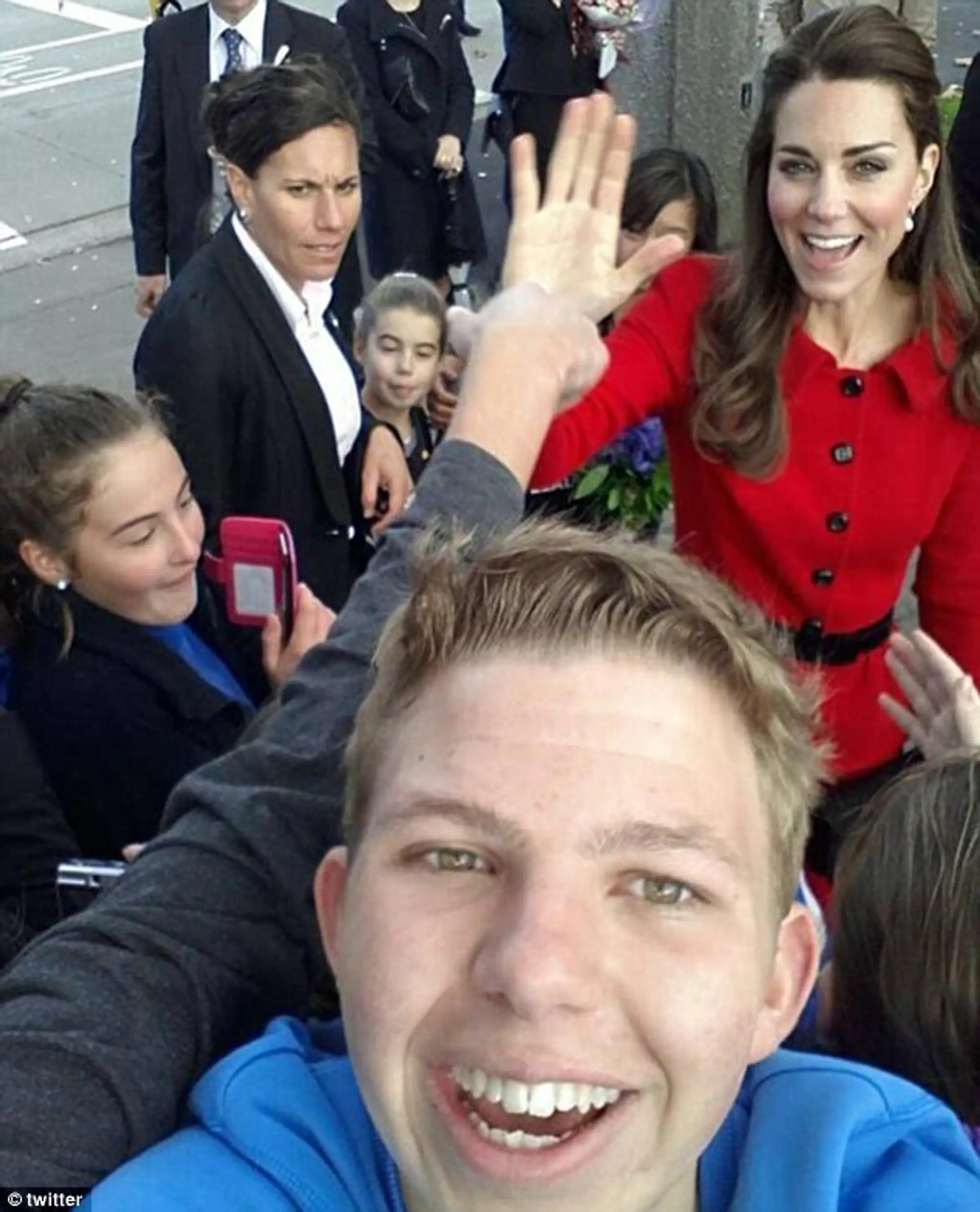 Selfie s Kate v Austrálii