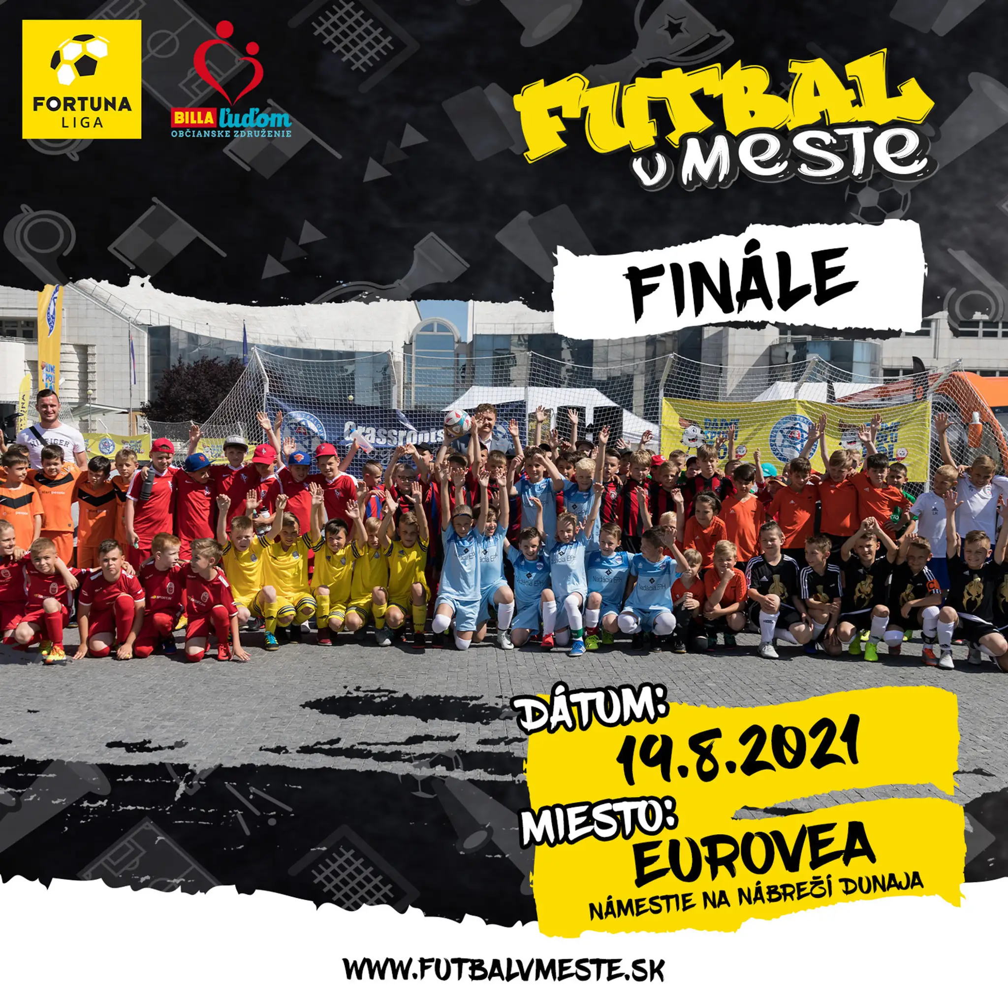 Futbal v meste - finále sa uskutoční 19. augusta