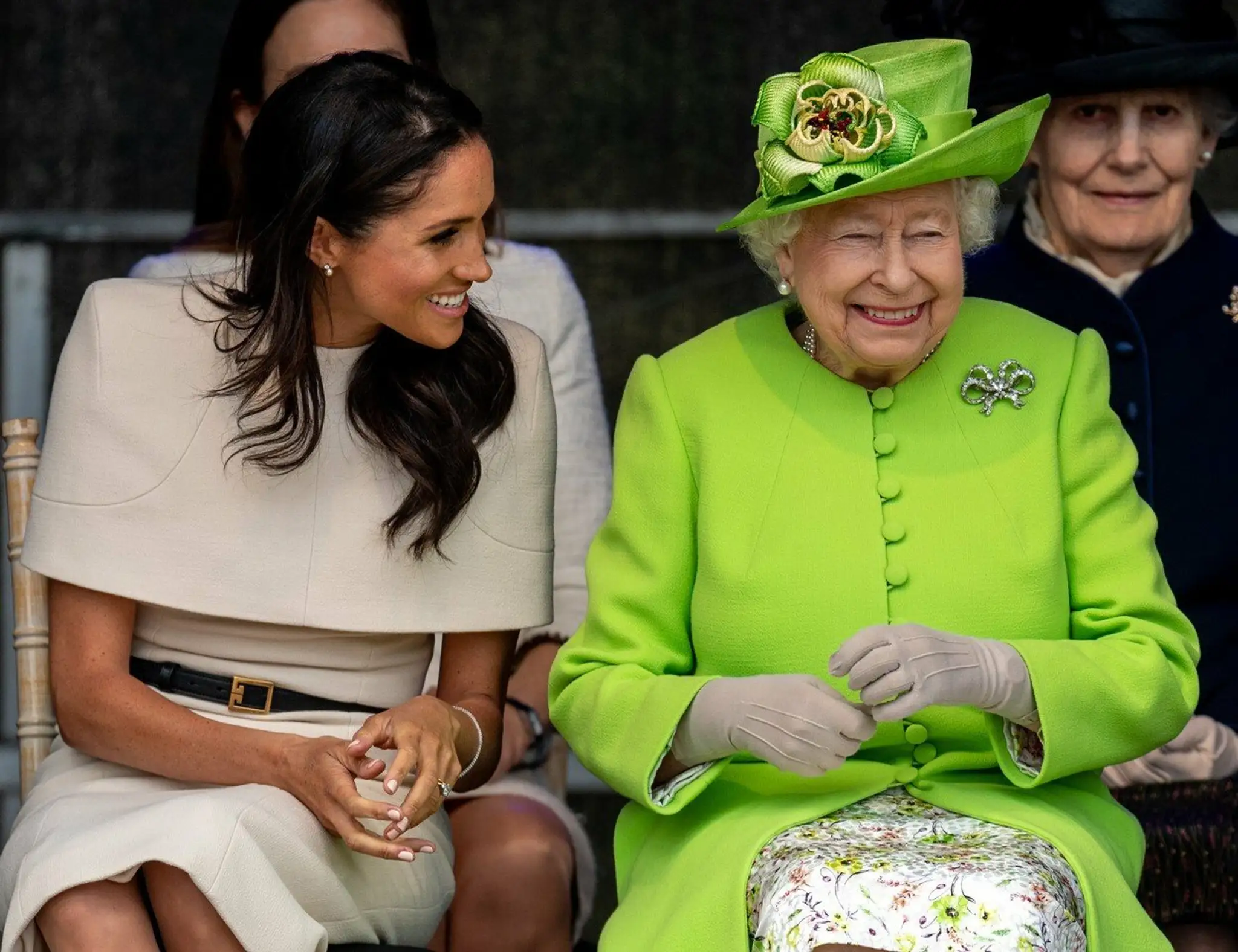 Vojvodkyňa Meghan s kráľovnou Alžbetou II. na návšteve v grófstve Chesire