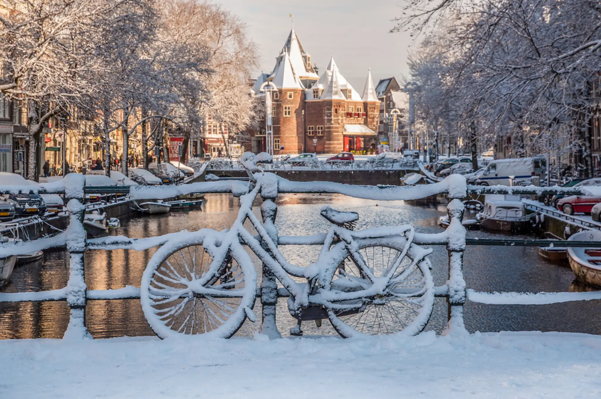 Zimný Amsterdam