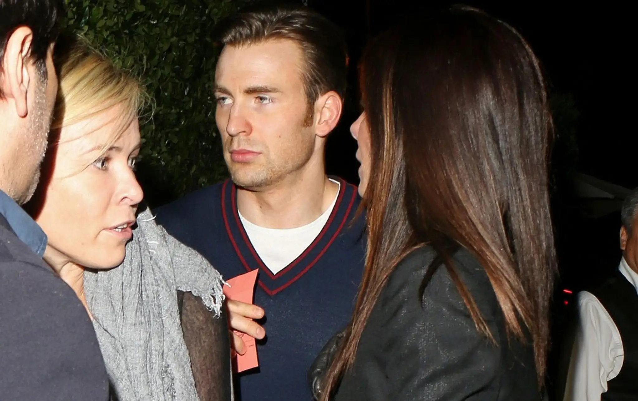 Chris Evans a Sandra Bullock 