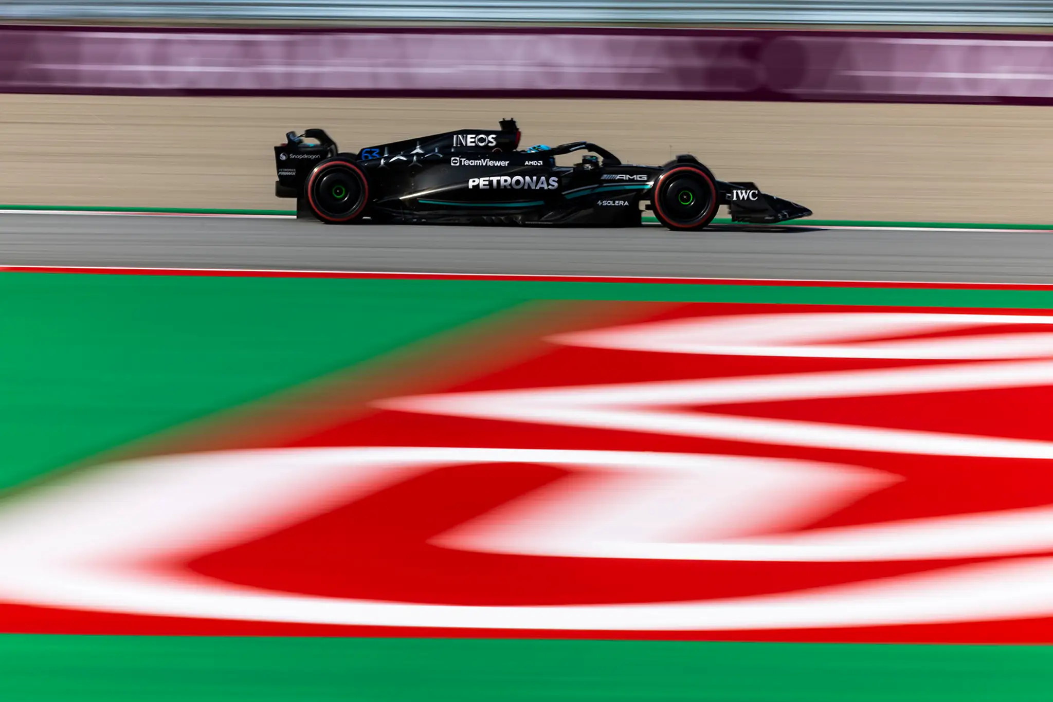 George Russell na Mercedese