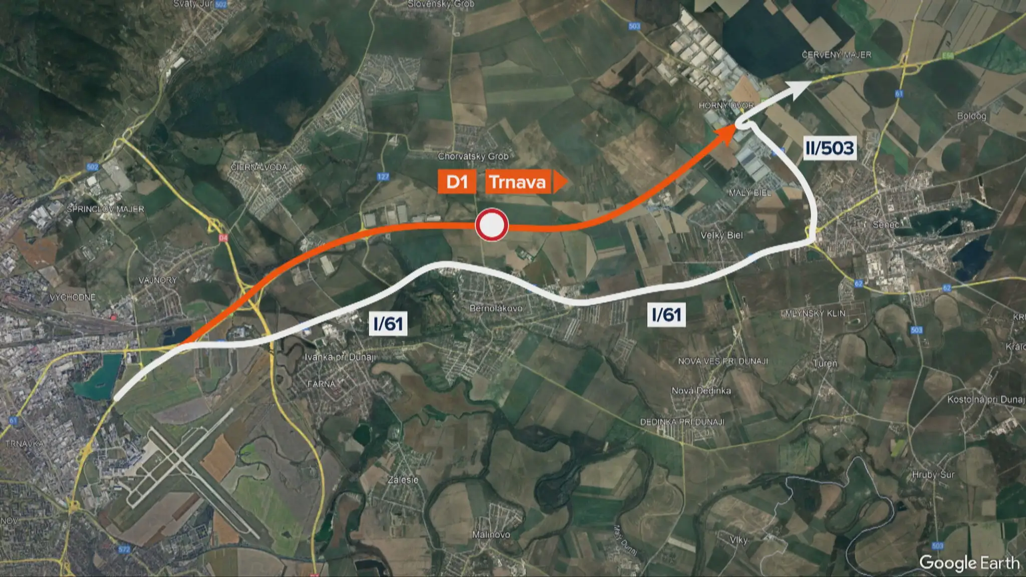 Uzávera diaľnice D1