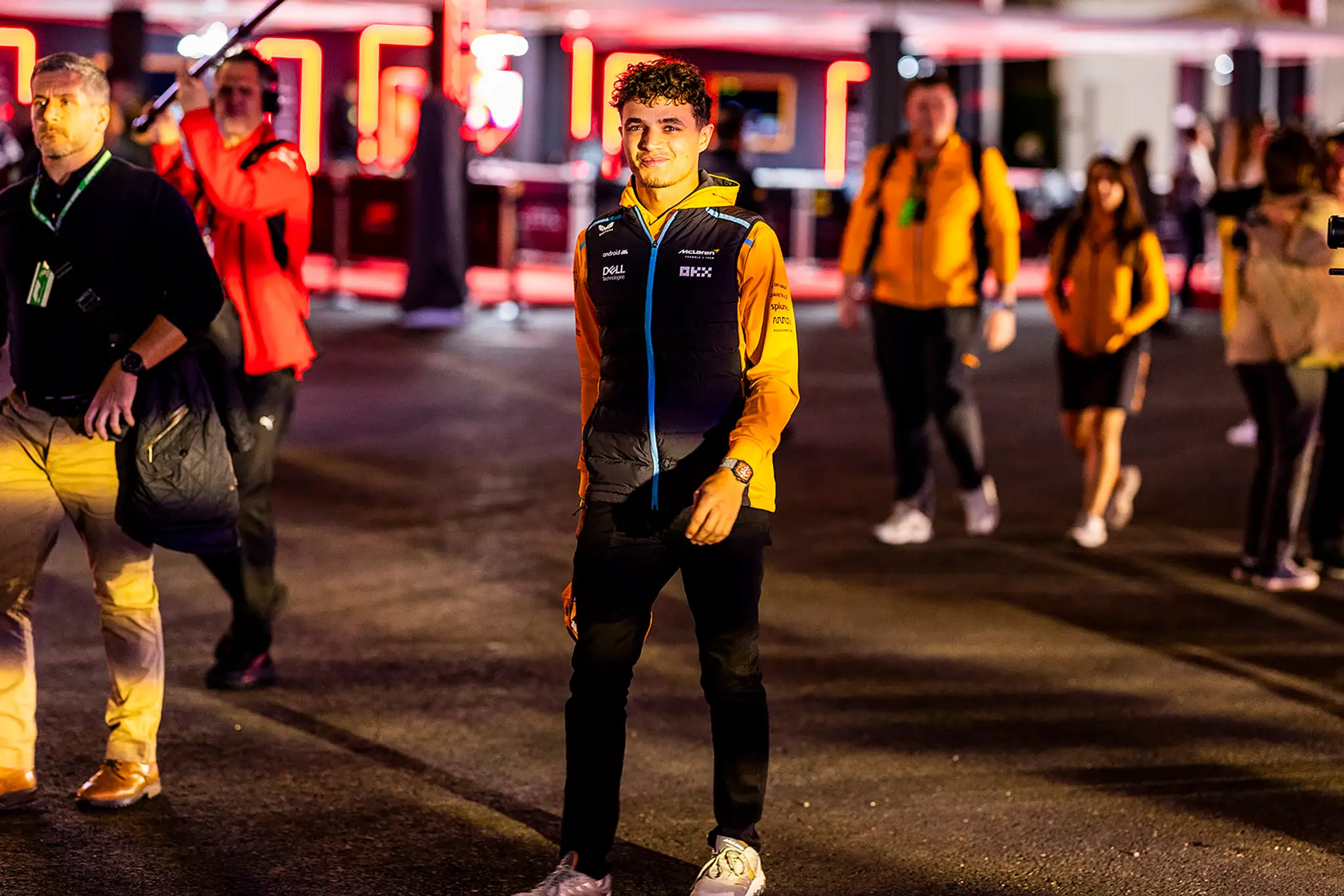 Lando Norris na VC Las Vegas.