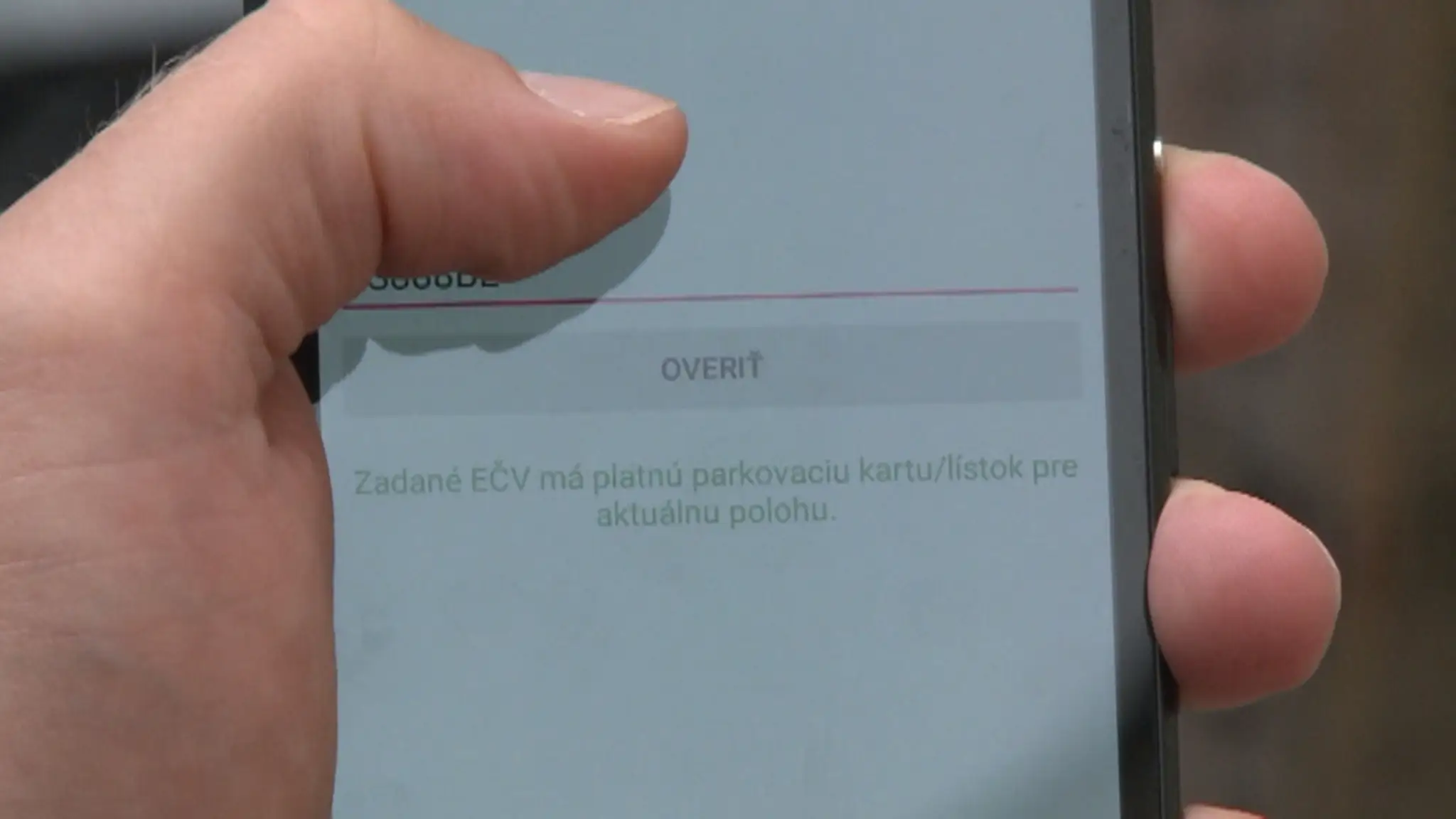 Nová parkovacia aplikácia.