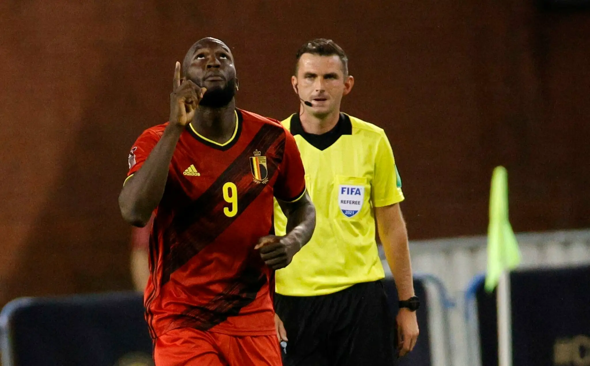 Romelu Lukaku si pripísal gól v jubilejnom reprezentačnom zápase.