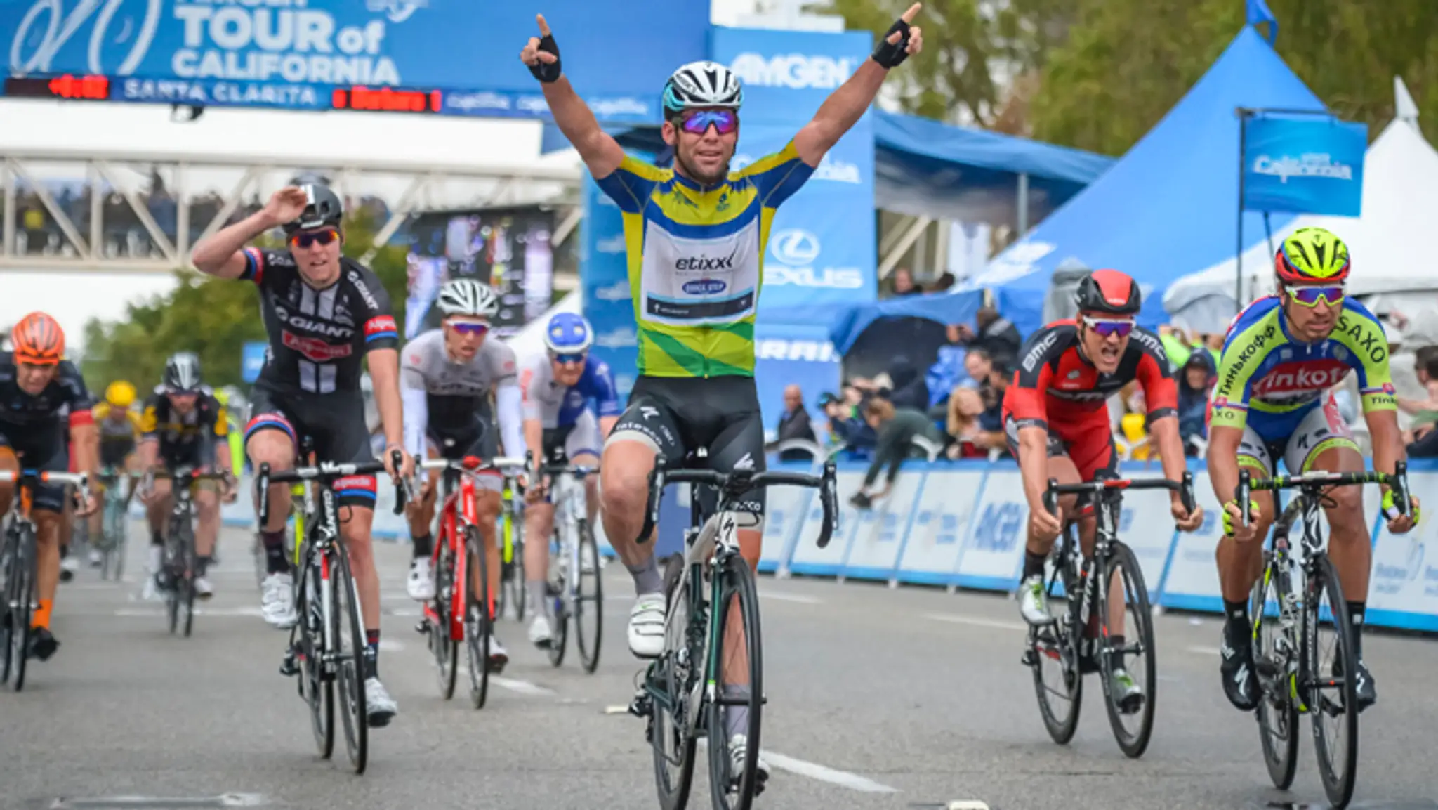 Cavendish víťazom 5. etapy Okolo Kalifornie, Sagan tretí.