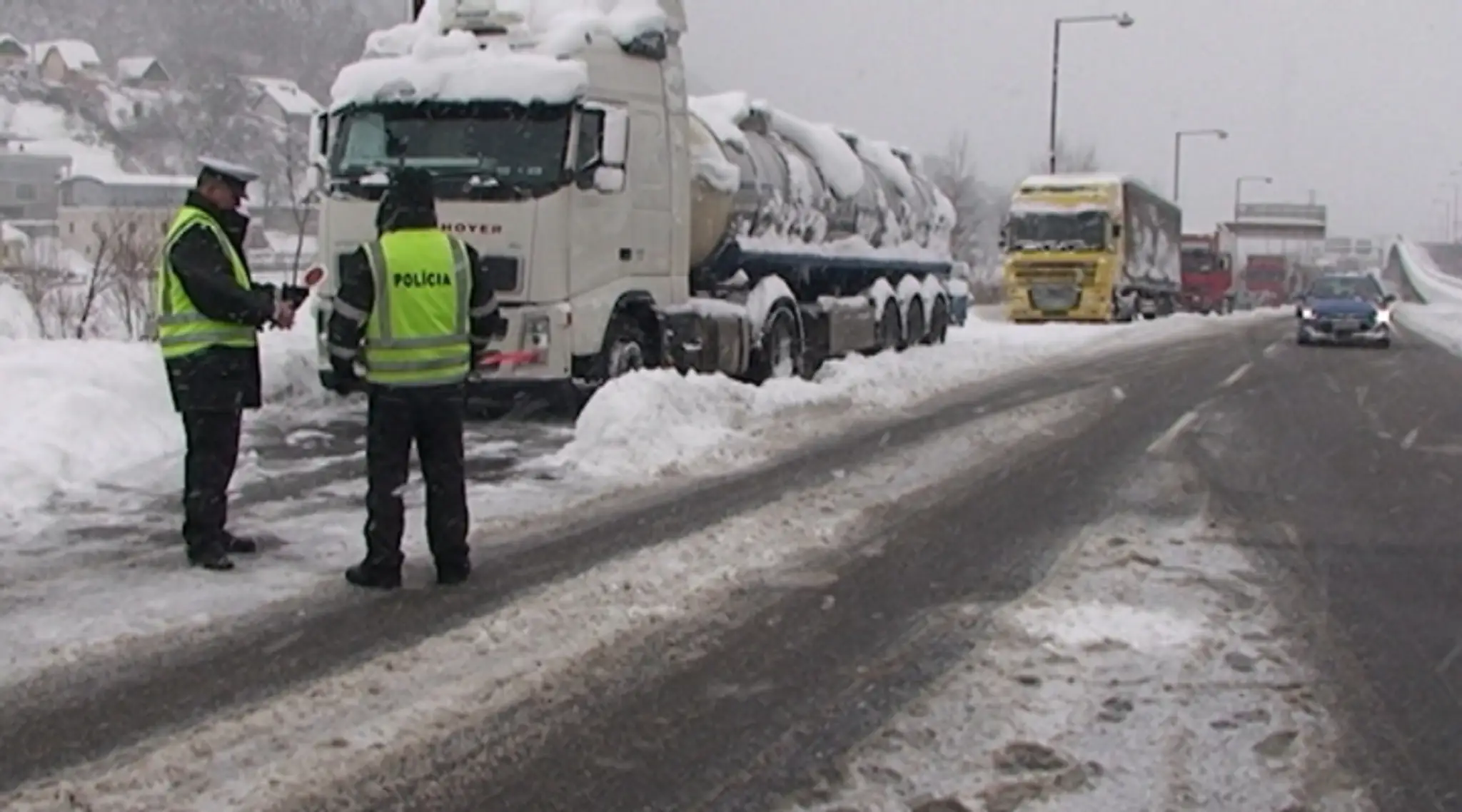 Sever Slovenska prekvapil sneh