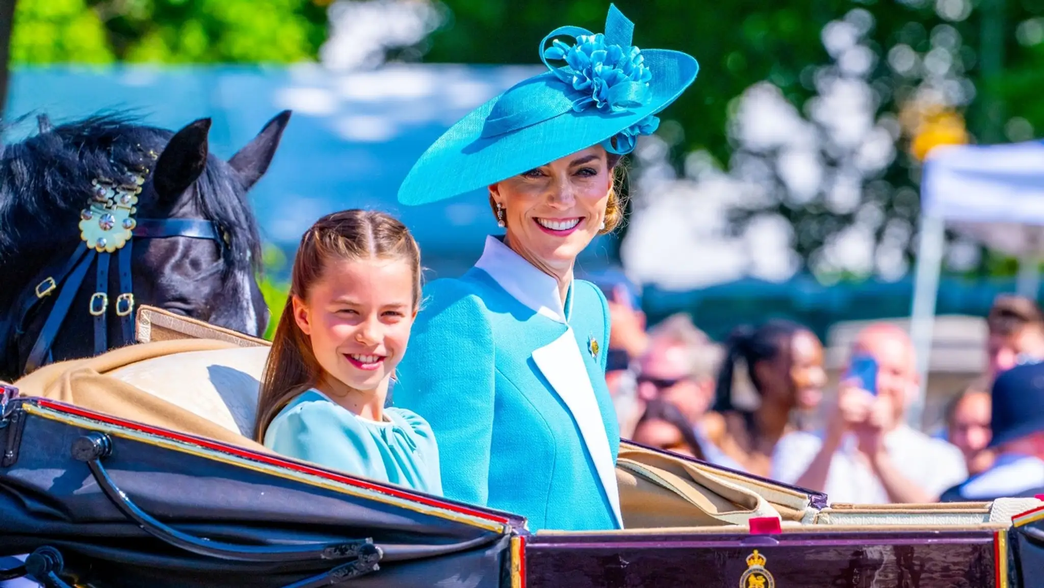 Princezná Kate s dcérkou Charlotte. 