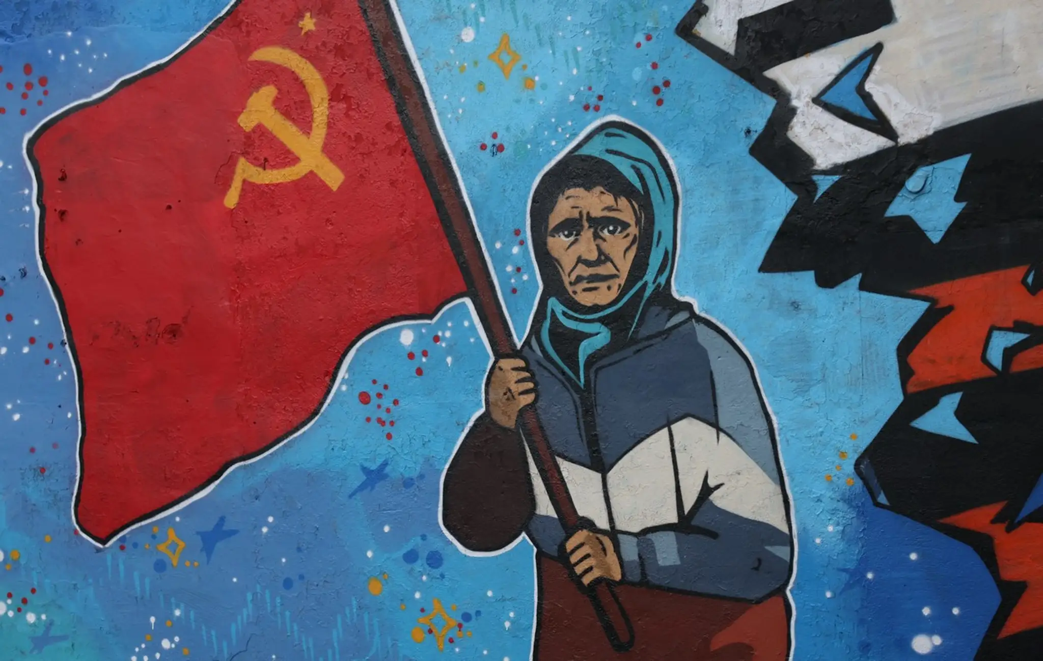 Grafiti starenky.