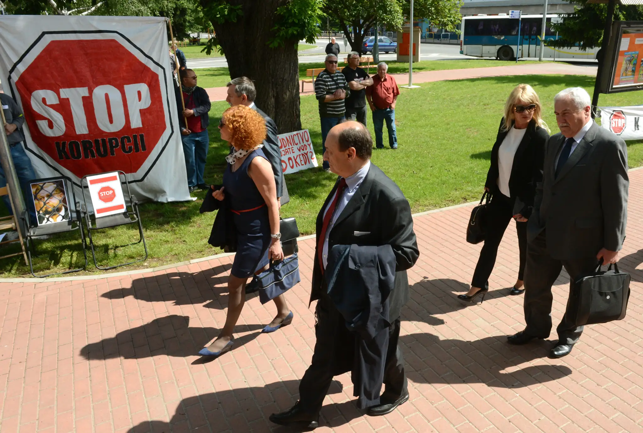 Protest v Sobranciach 