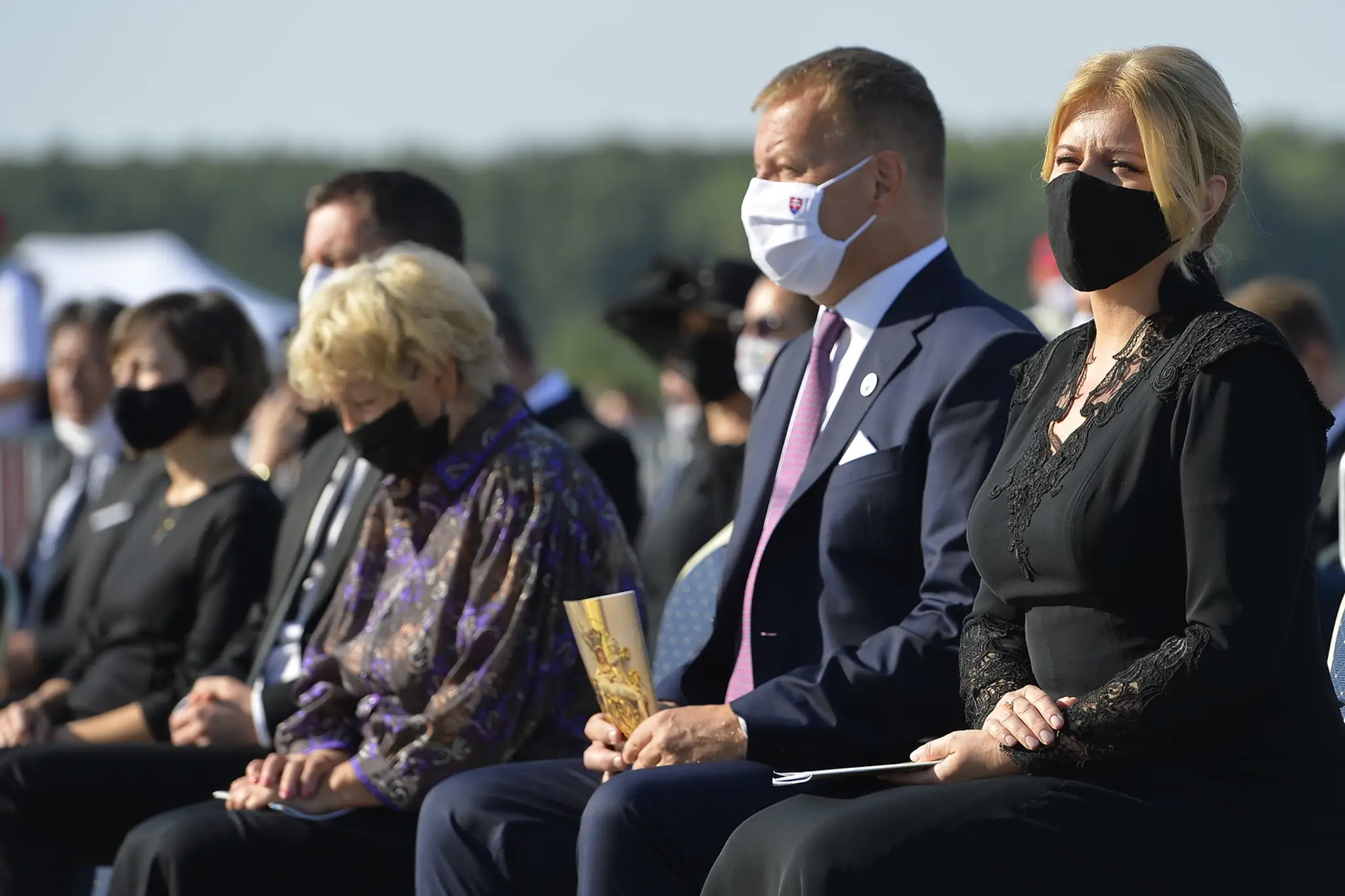 Na snímke sprava prezidentka Zuzana Čaputová a predseda NR SR Boris Kollár 