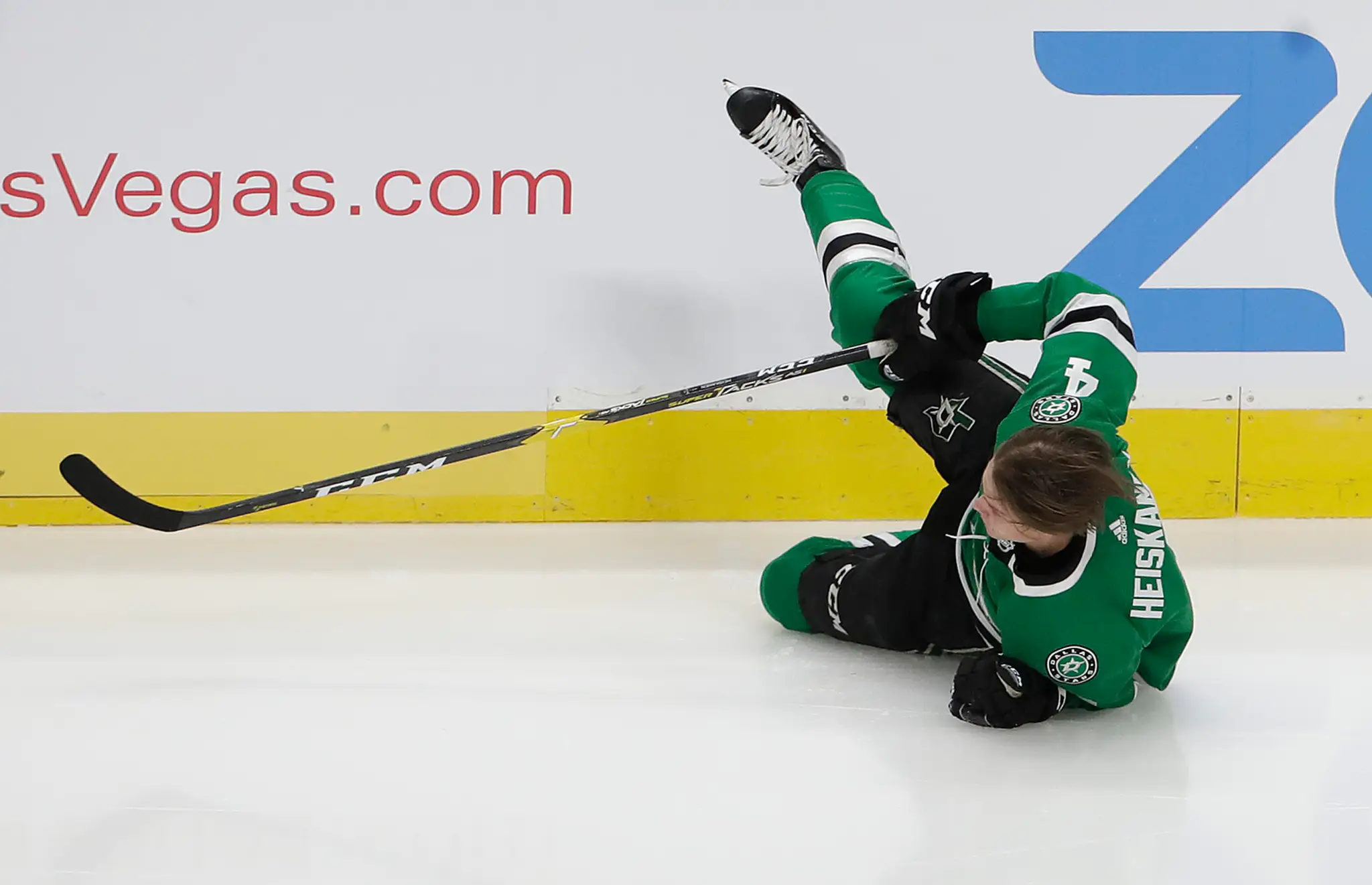 Miro Heiskanen z Dallasu v Súťaži zručností v rámci All star víkendu NHL.