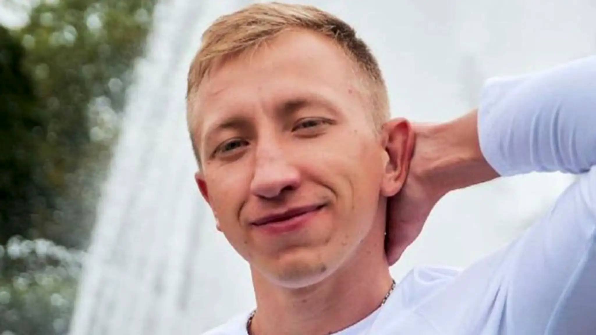 Na archívnej snímke bieloruský aktivista Vytaľ Šyšov.