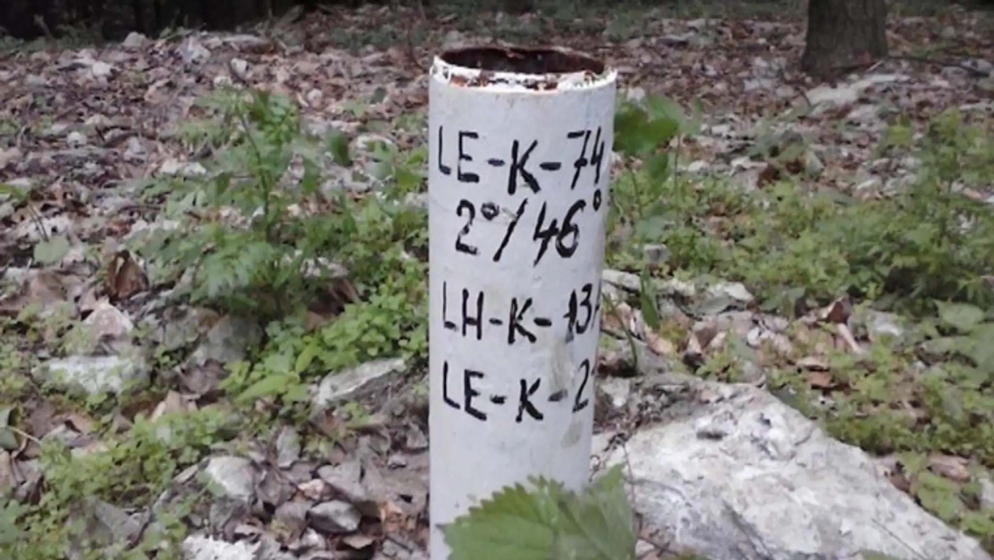 Geologický vrt.