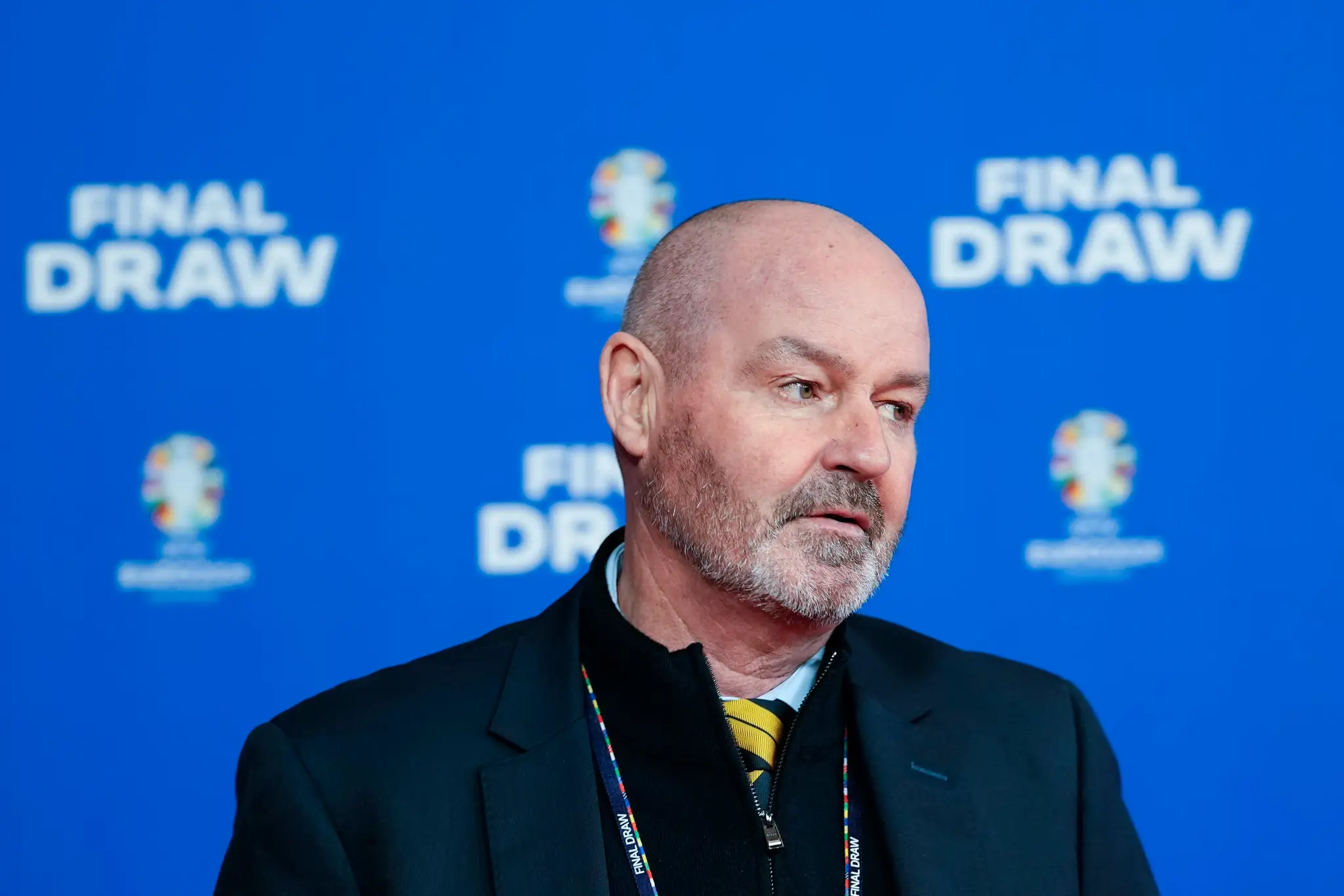 Kouč škótskej reprezentácie Steve Clarke pred žrebom EURO 2024.