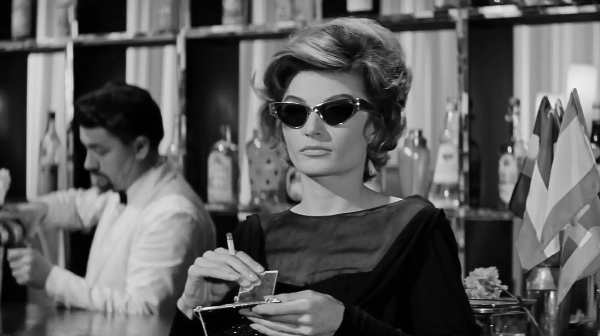 Anouk Aimée vo filme Sladký život