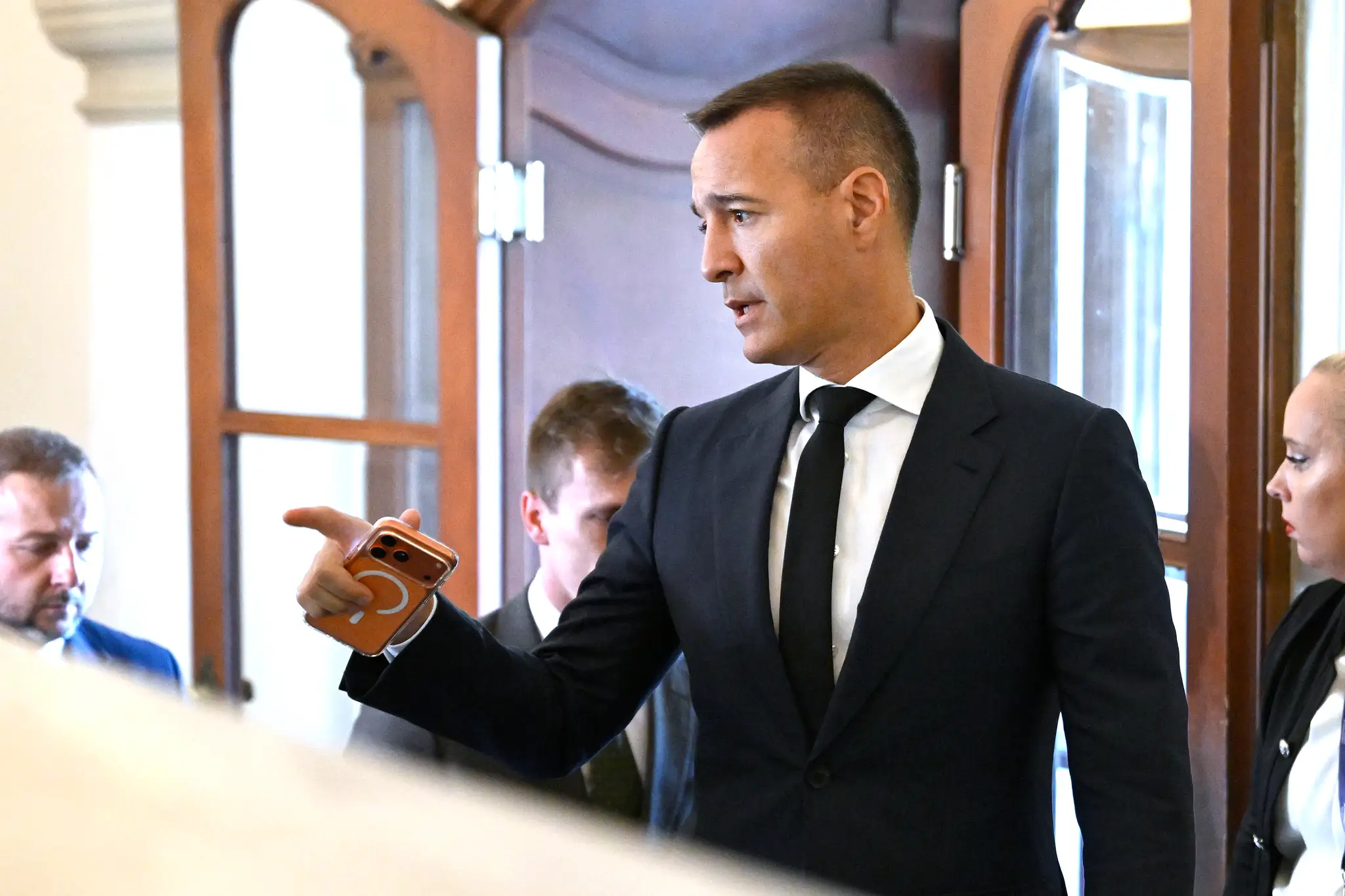 Na snímke minister školstva, výskumu, vývoja a mládeže SR Tomáš Drucker.